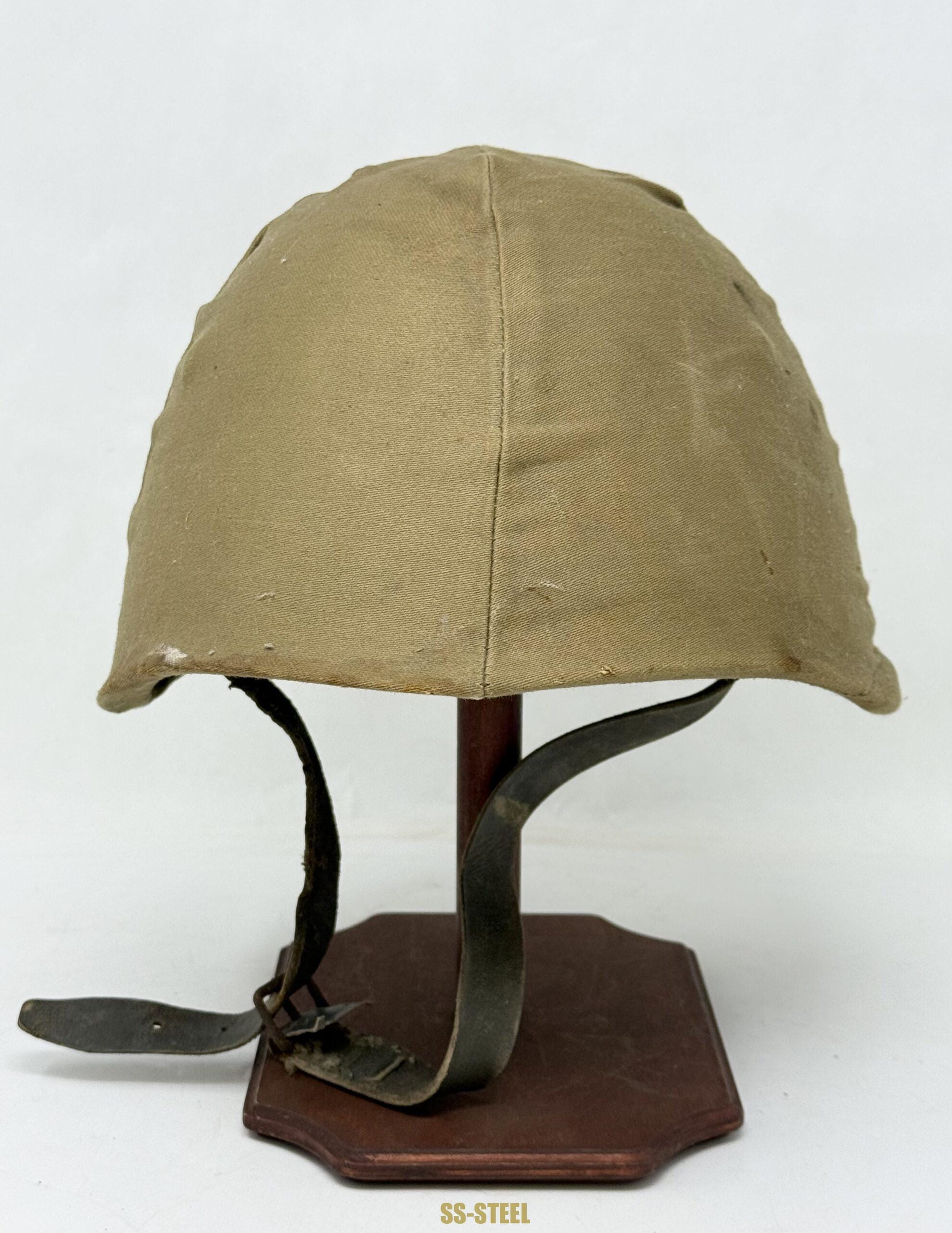 Italian M33 Helmet With Tan Camo Cover - Image 16