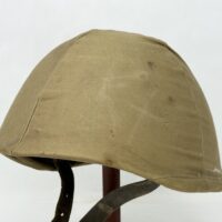 Italian M33 Helmet With Tan Camo Cover