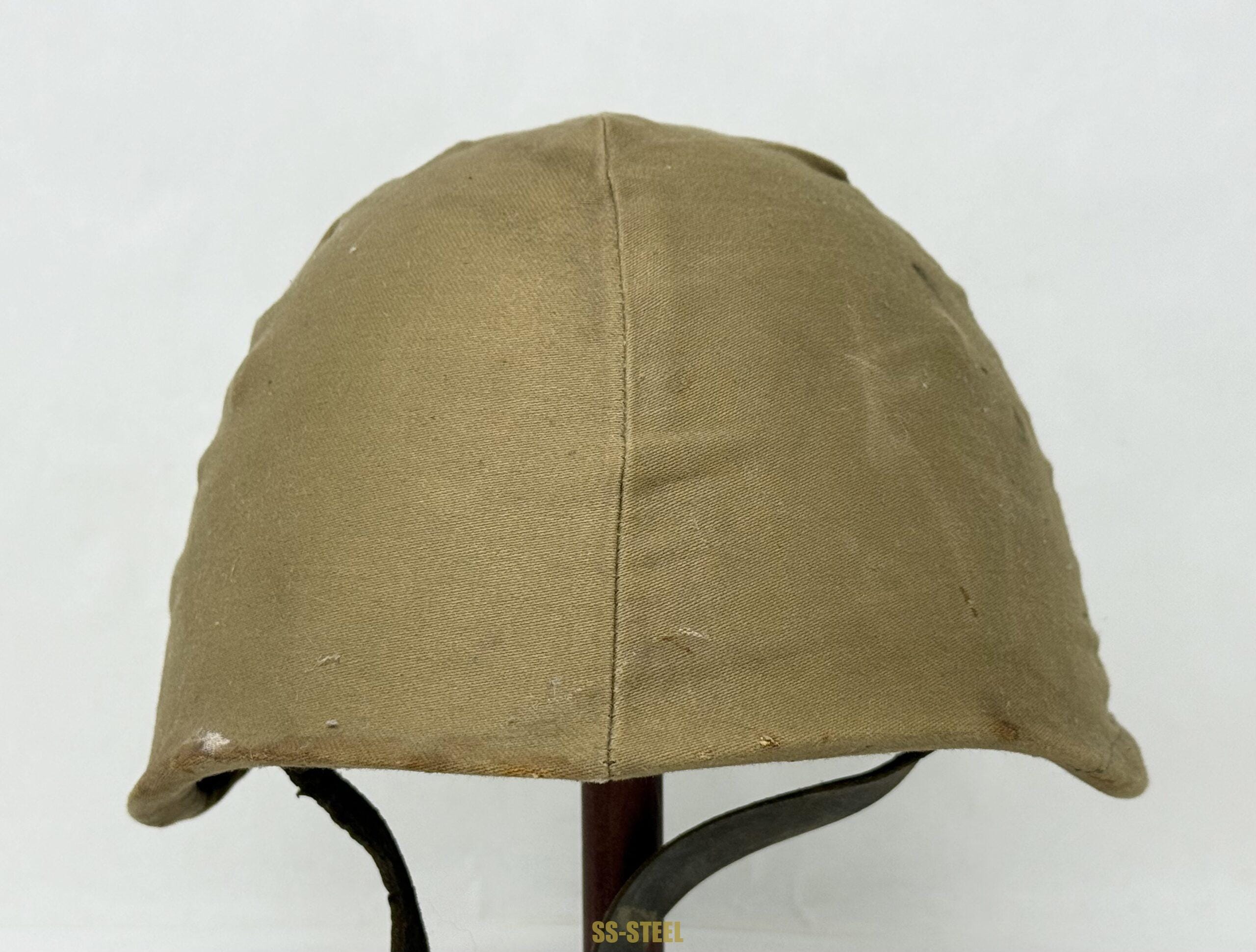 Italian M33 Helmet With Tan Camo Cover - Image 2