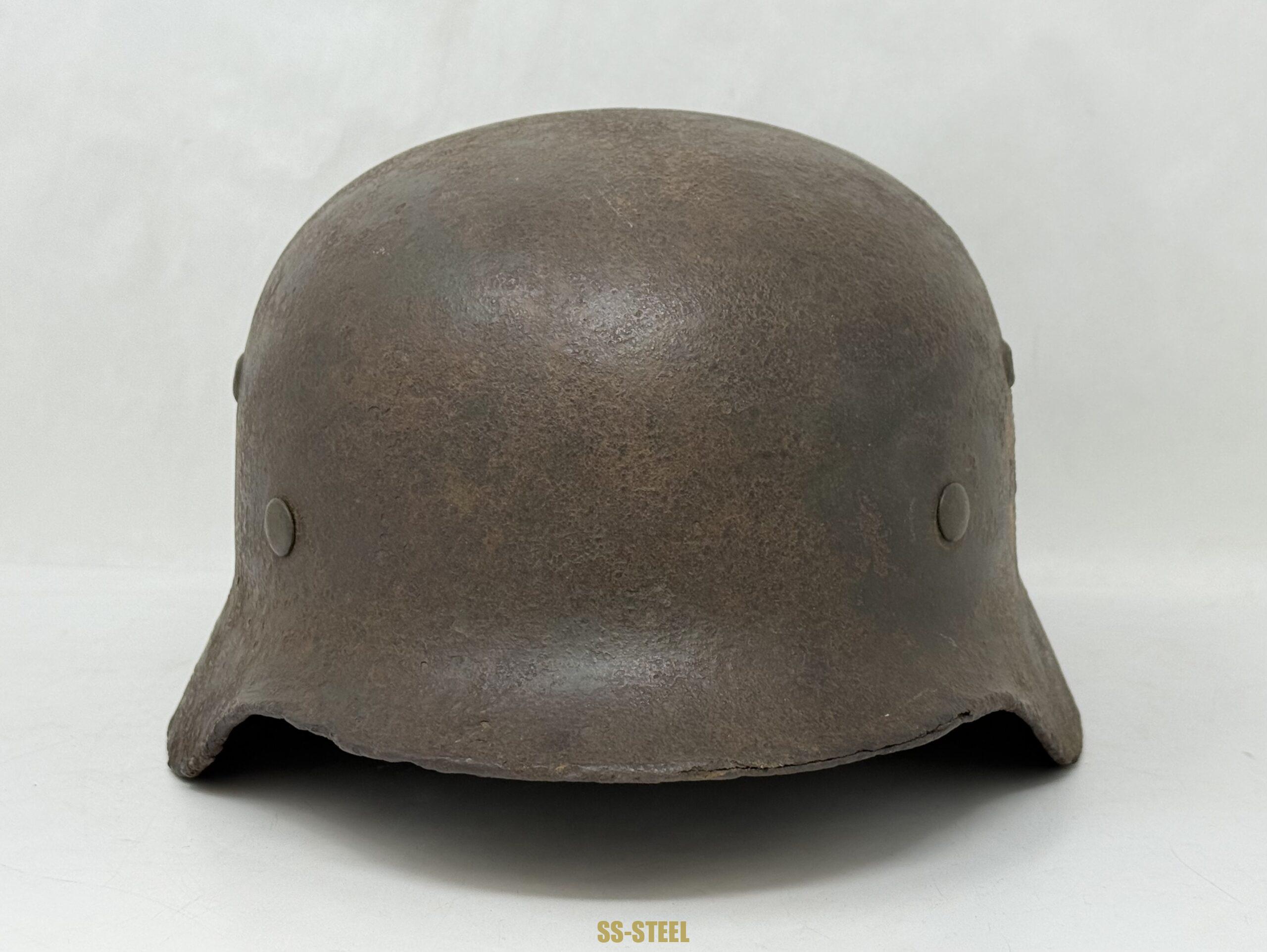 SS M35 Double Decal Helmet-Battle Damage NAMED - Image 3