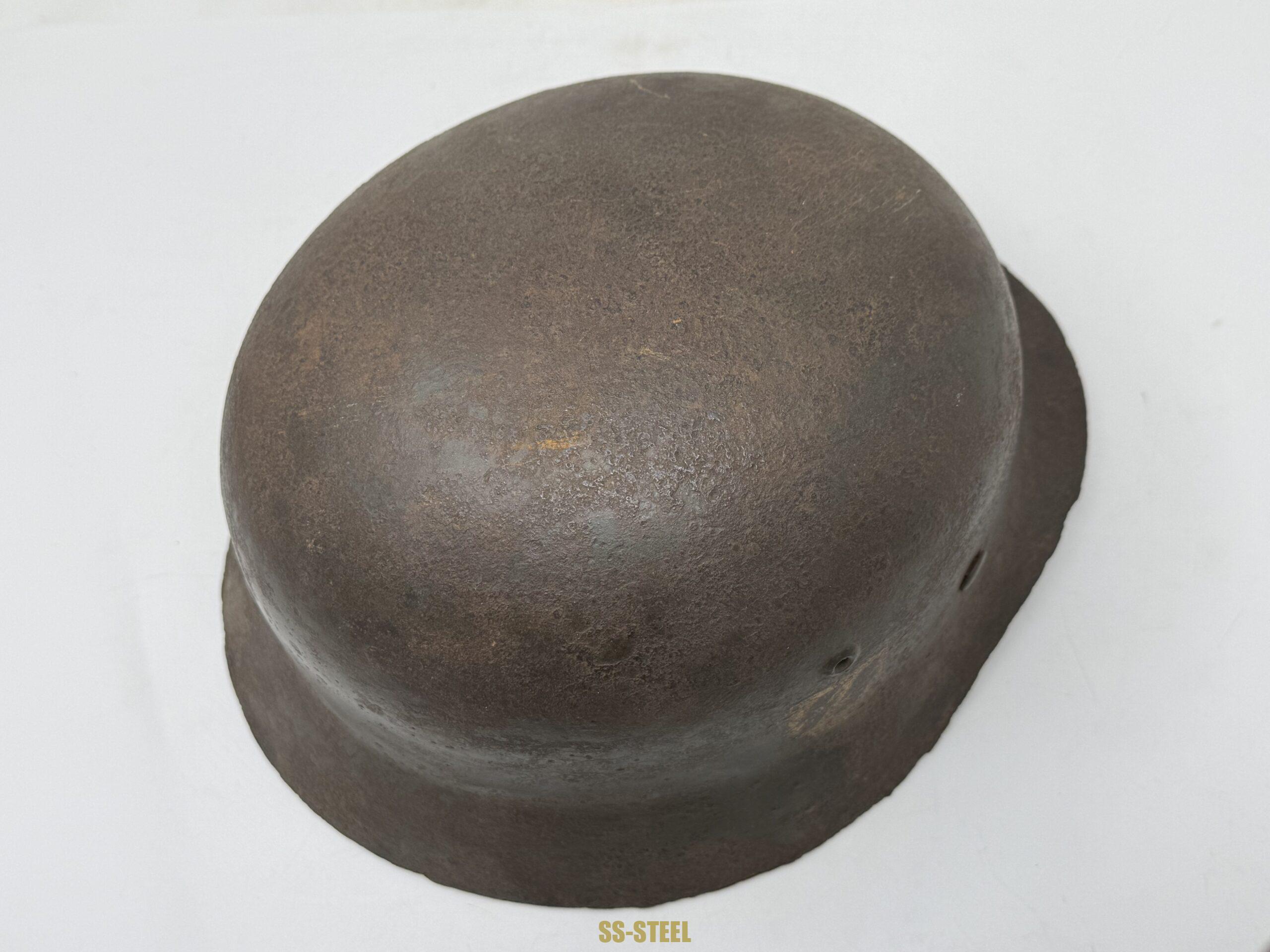 SS M35 Double Decal Helmet-Battle Damage NAMED - Image 6