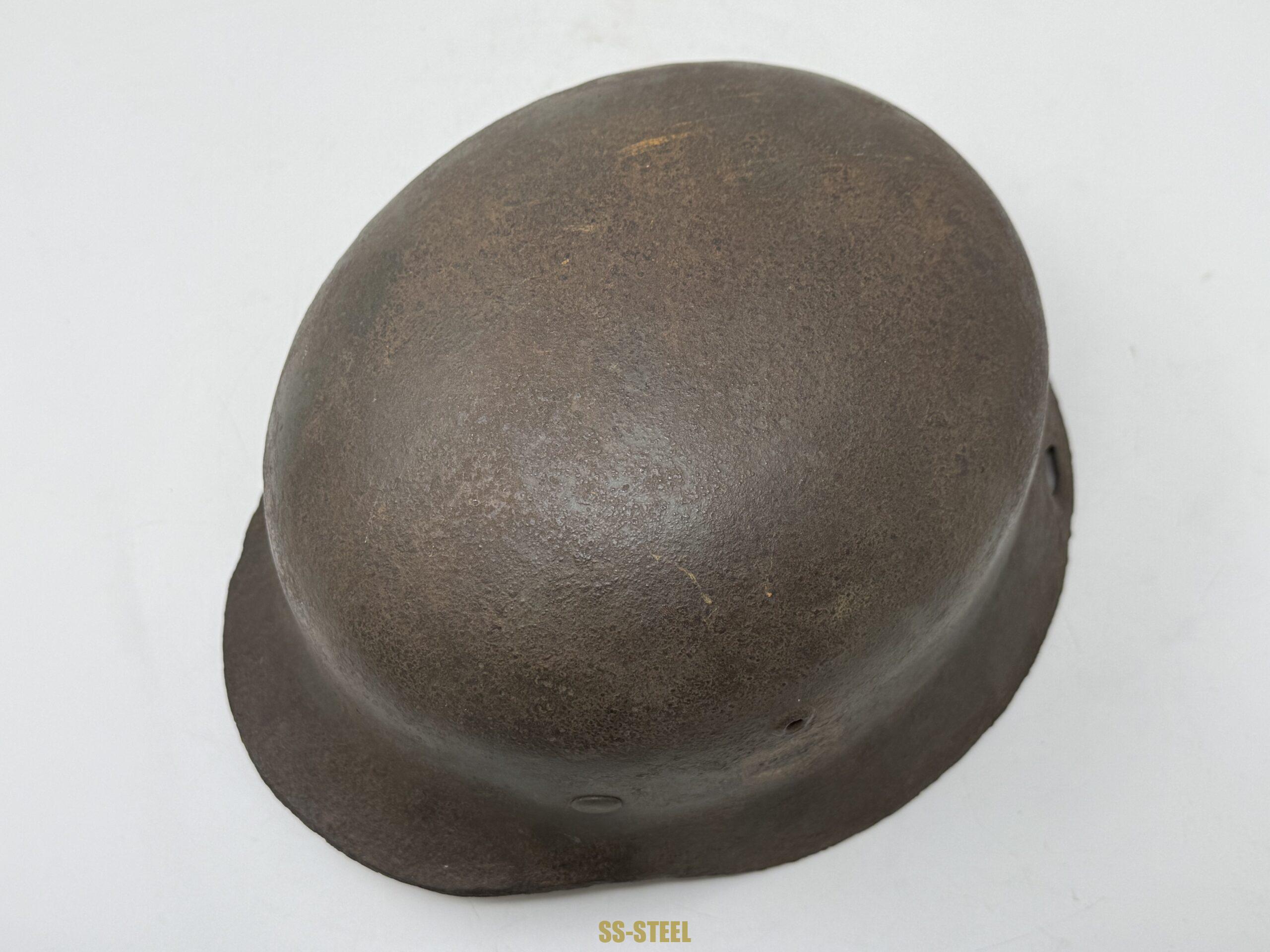 SS M35 Double Decal Helmet-Battle Damage NAMED - Image 7