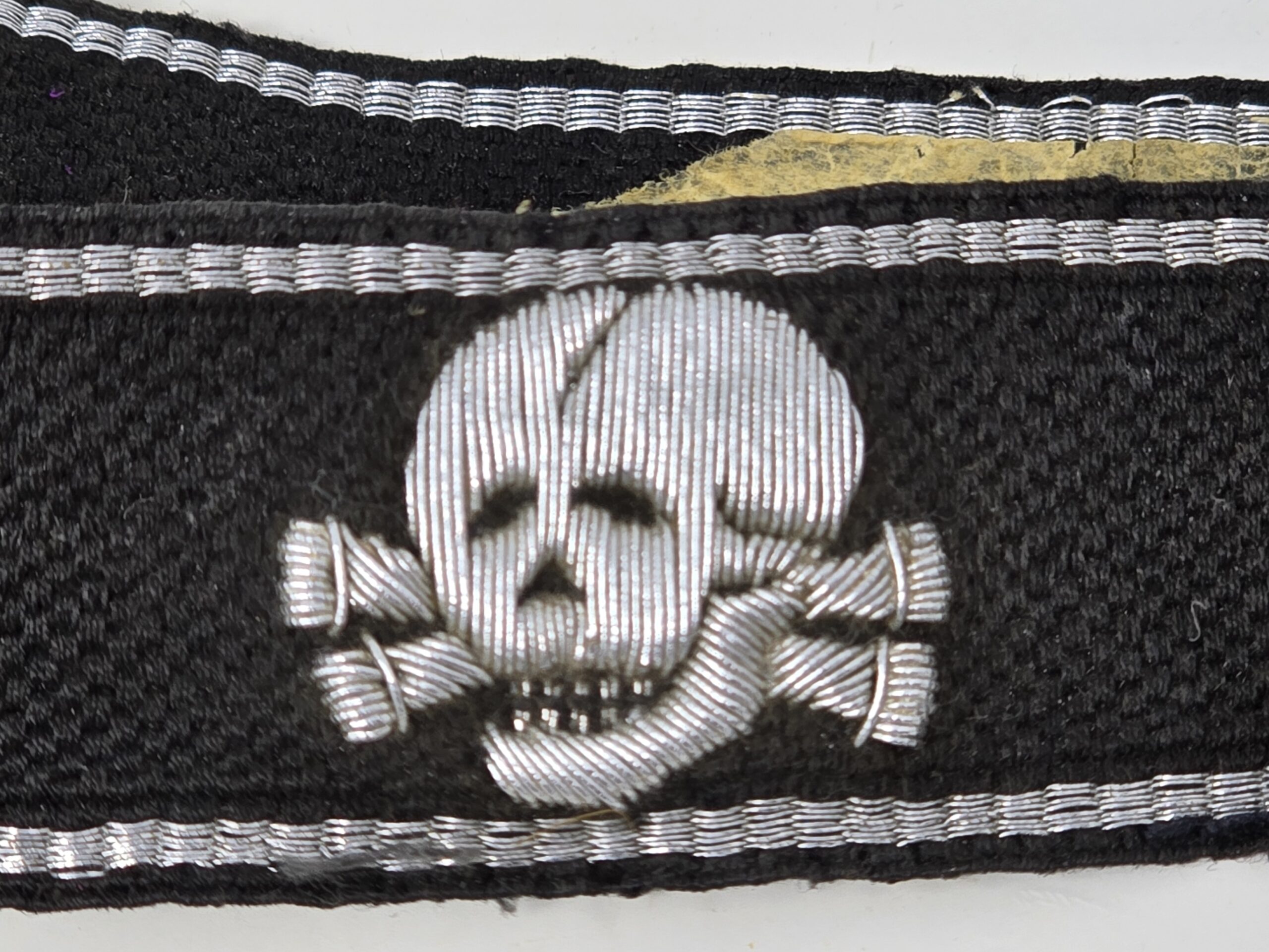 SS-Totenkopf Standarte ,,Oberbayern" Cufftitle in Bullion