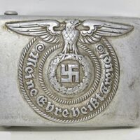 Waffen-SS Belt Buckle, Aluminum
