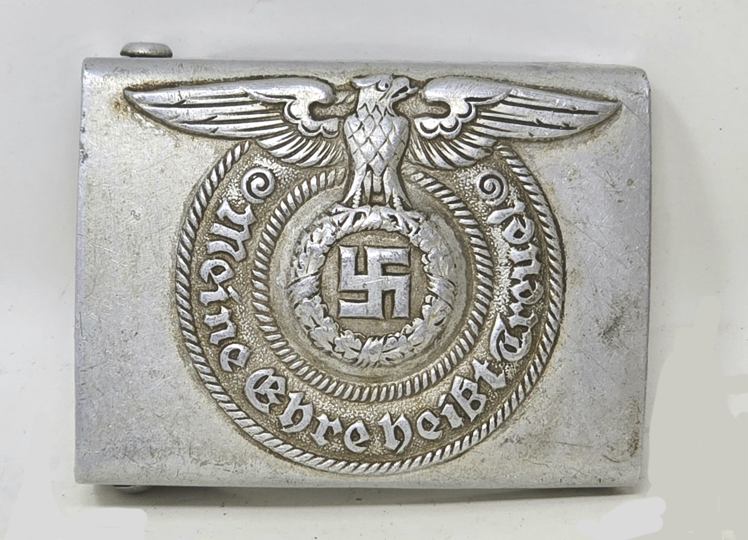 Waffen-SS Belt Buckle, Aluminum