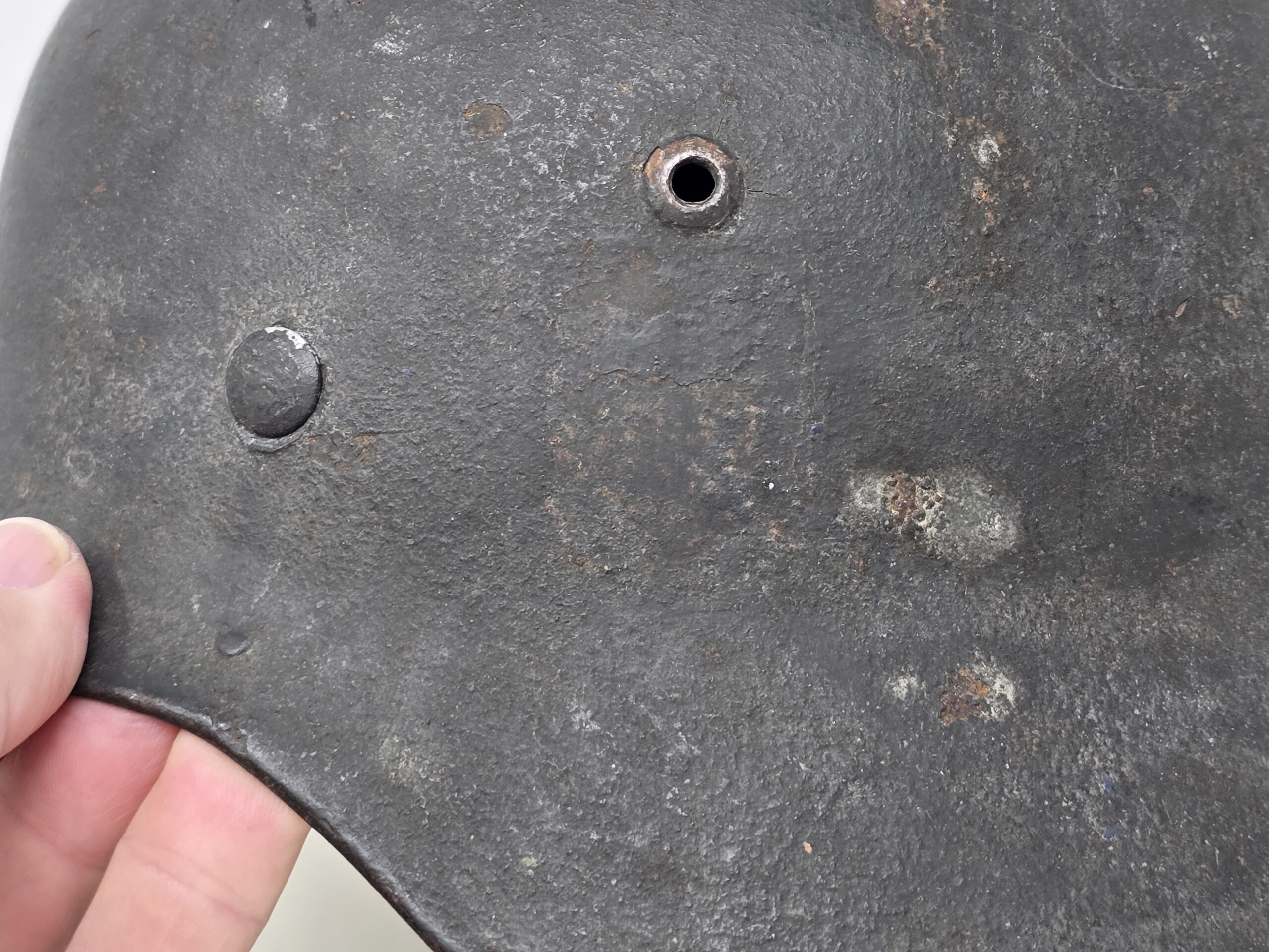 M35 Feldgrau Overpaint Combat Helmet - Image 12