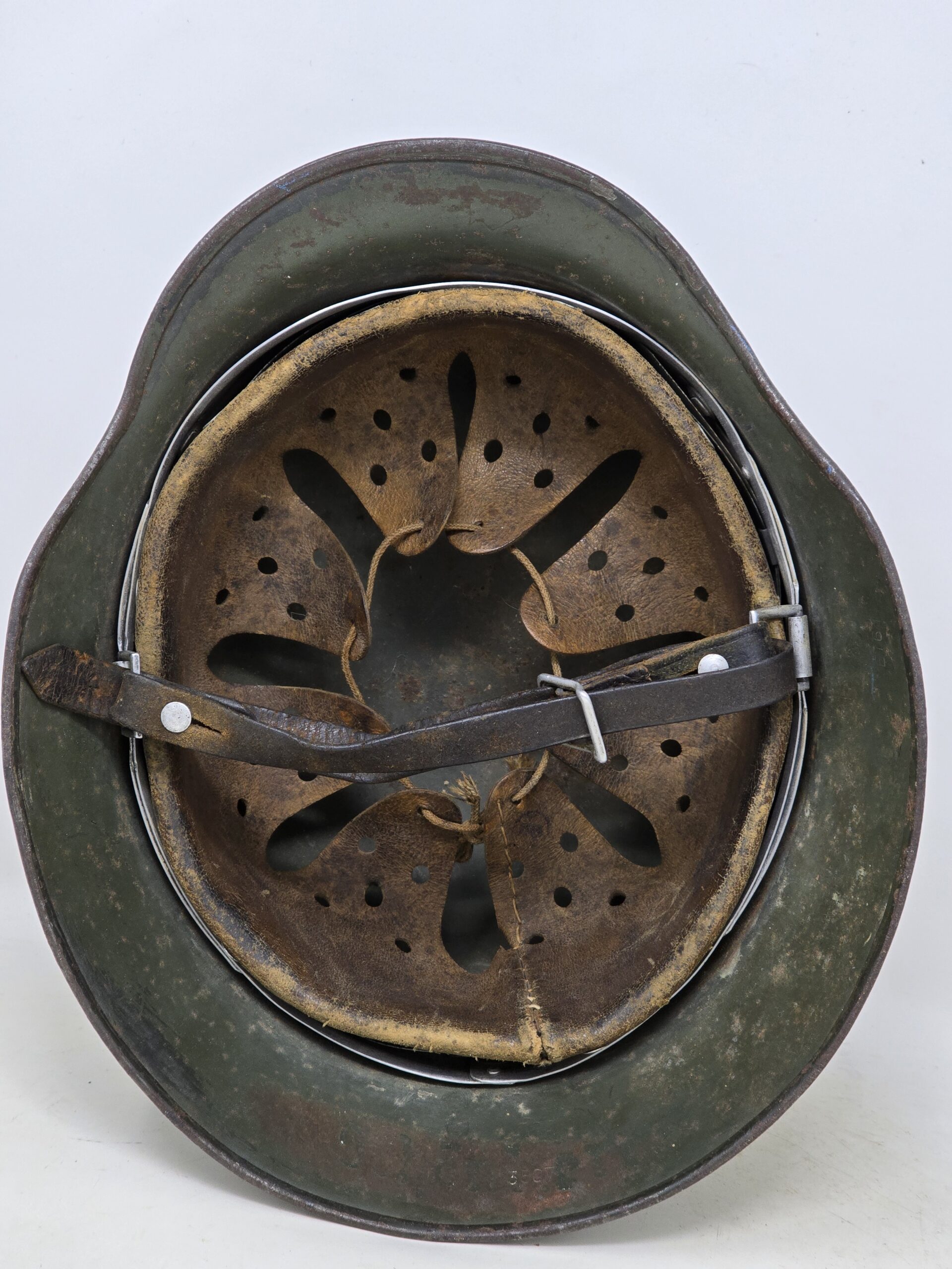 M35 Feldgrau Overpaint Combat Helmet - Image 2