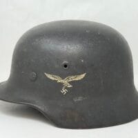 Luftwaffe M40 Single Decal Helmet Ex Whitewash