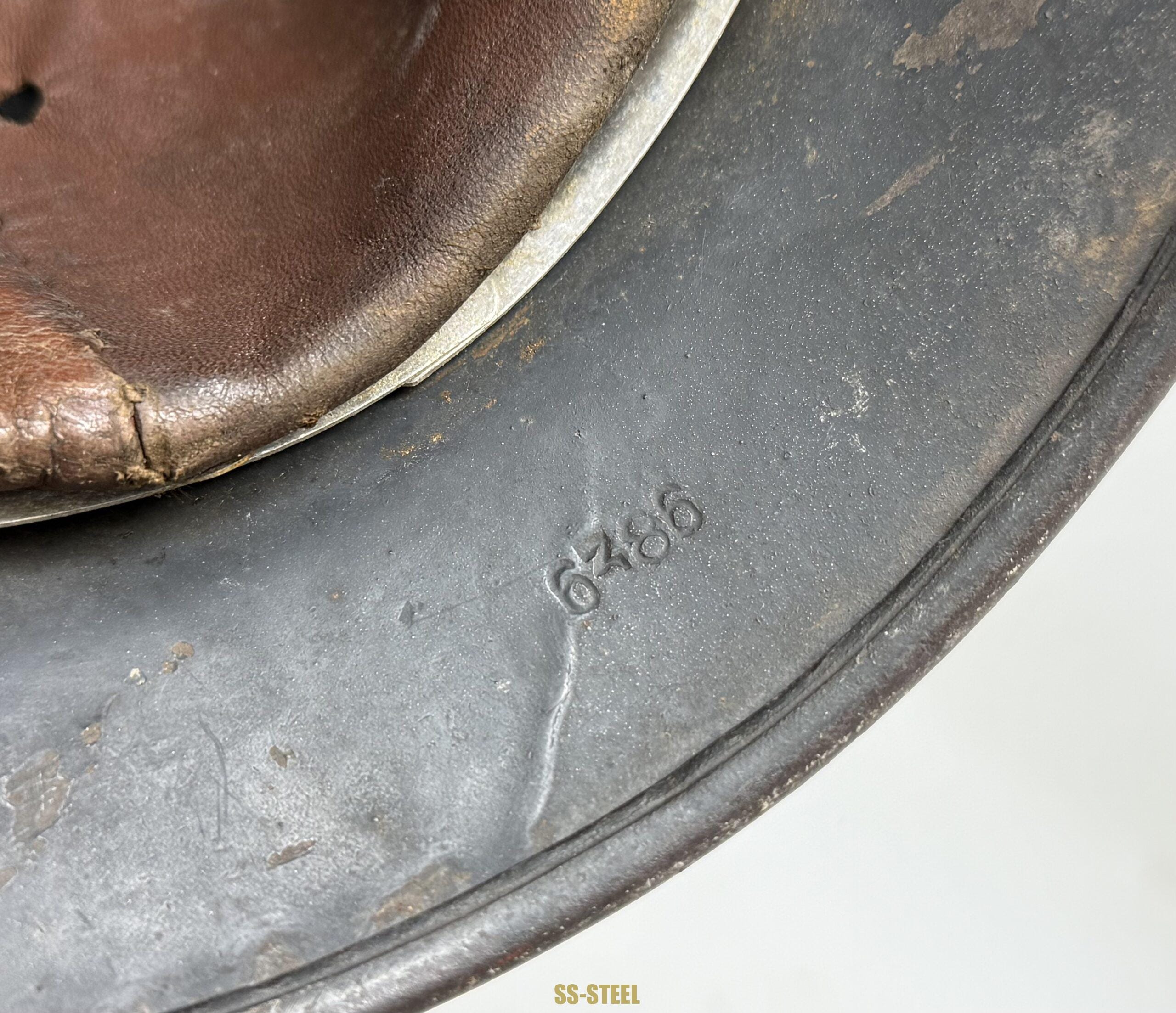 Luftwaffe M40 Single Decal Helmet Ex Whitewash - Image 11