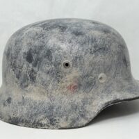 Luftwaffe M35 Double Decal Whitewash Camo Helmet