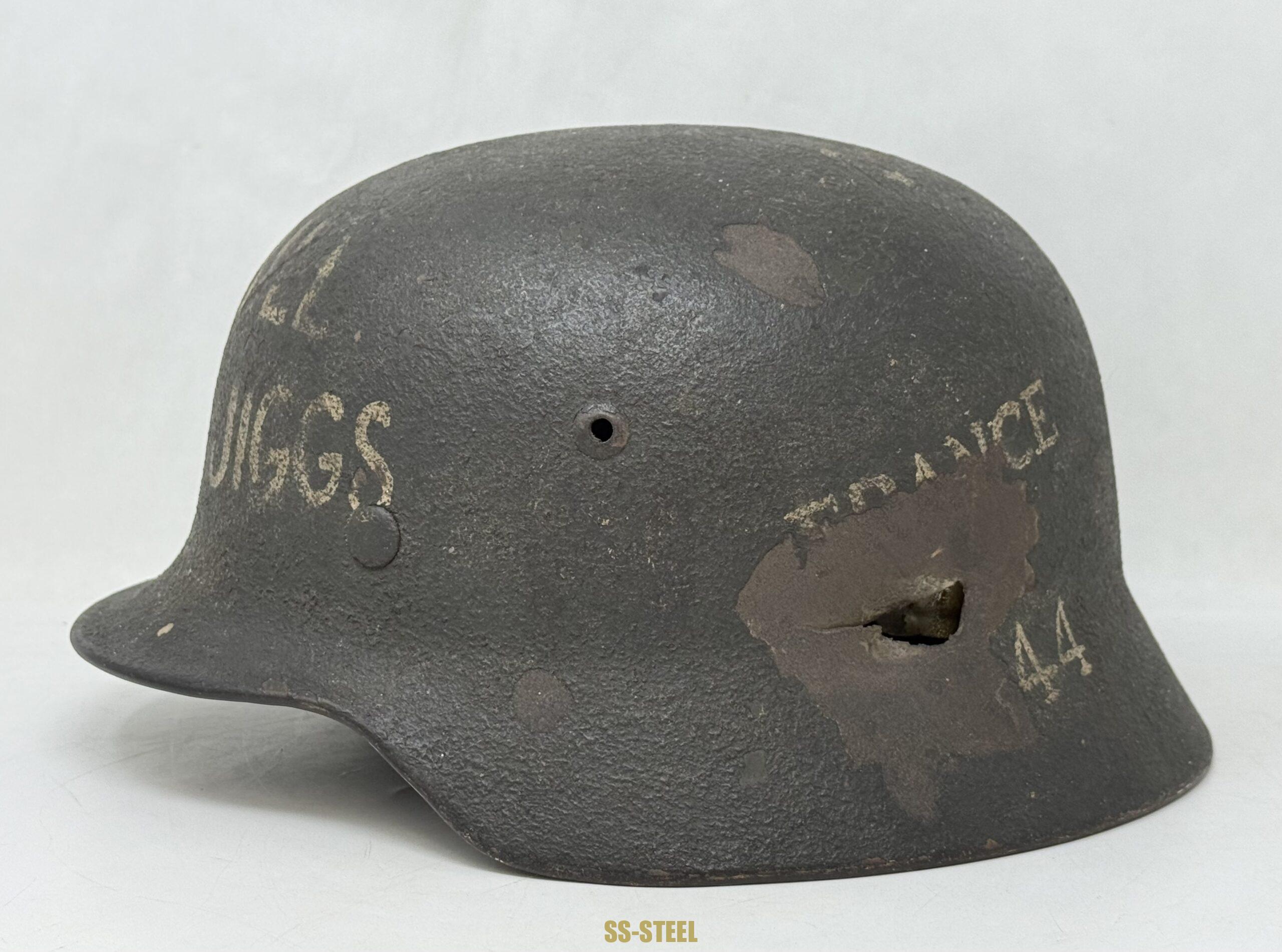M35 Battle Damaged Veteran Helmet - Image 6