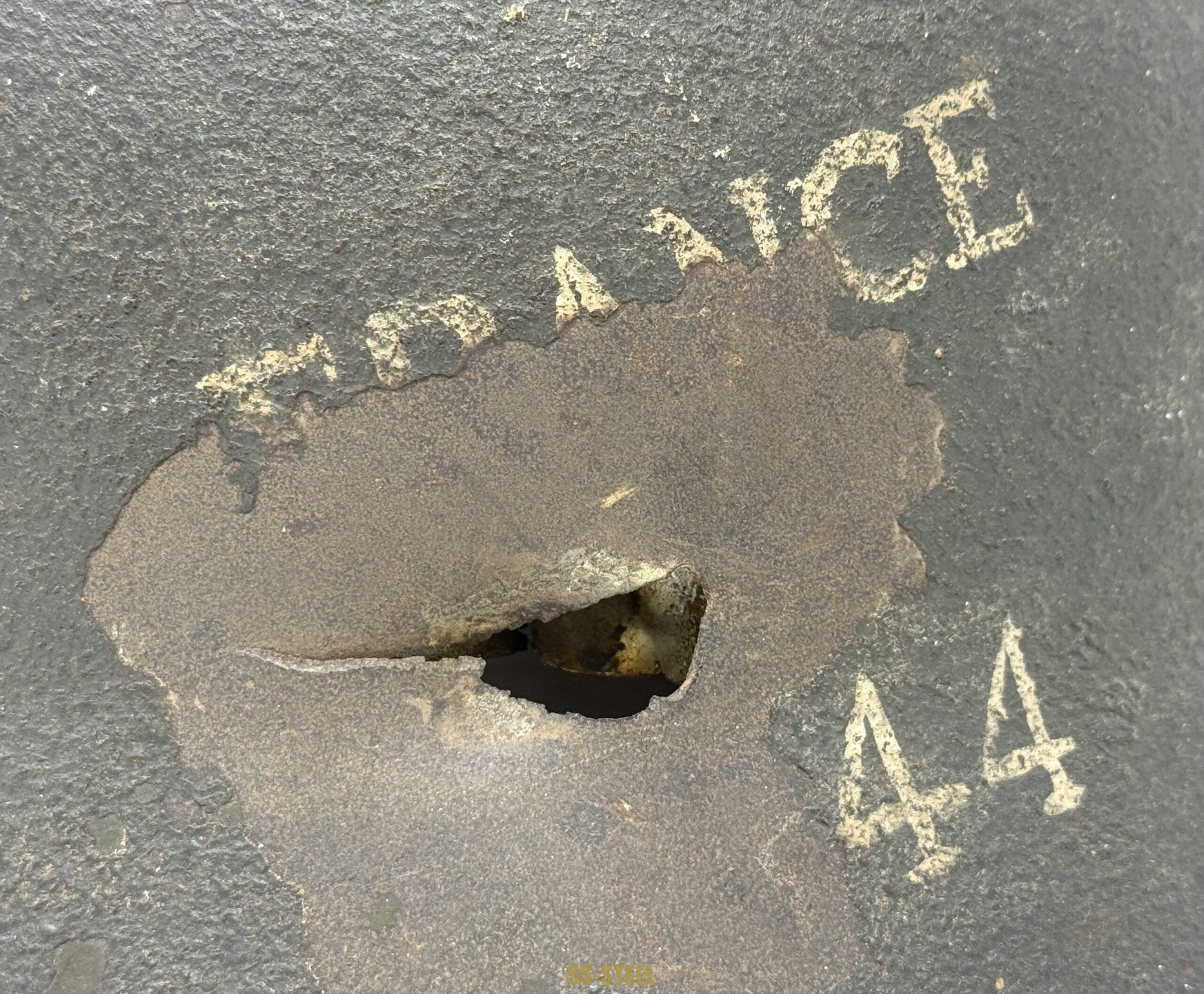 M35 Battle Damaged Veteran Helmet - Image 12