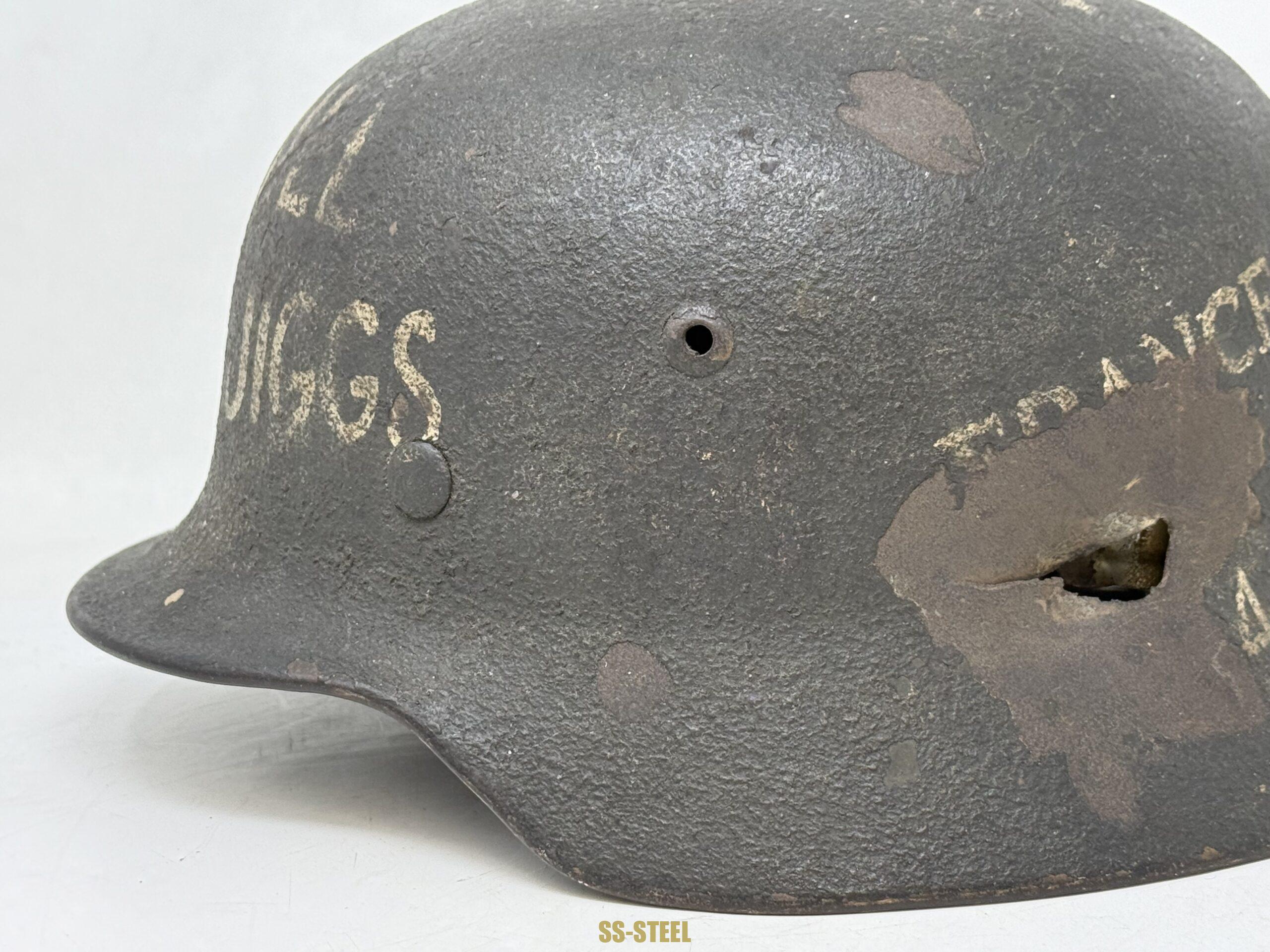 M35 Battle Damaged Veteran Helmet - Image 17