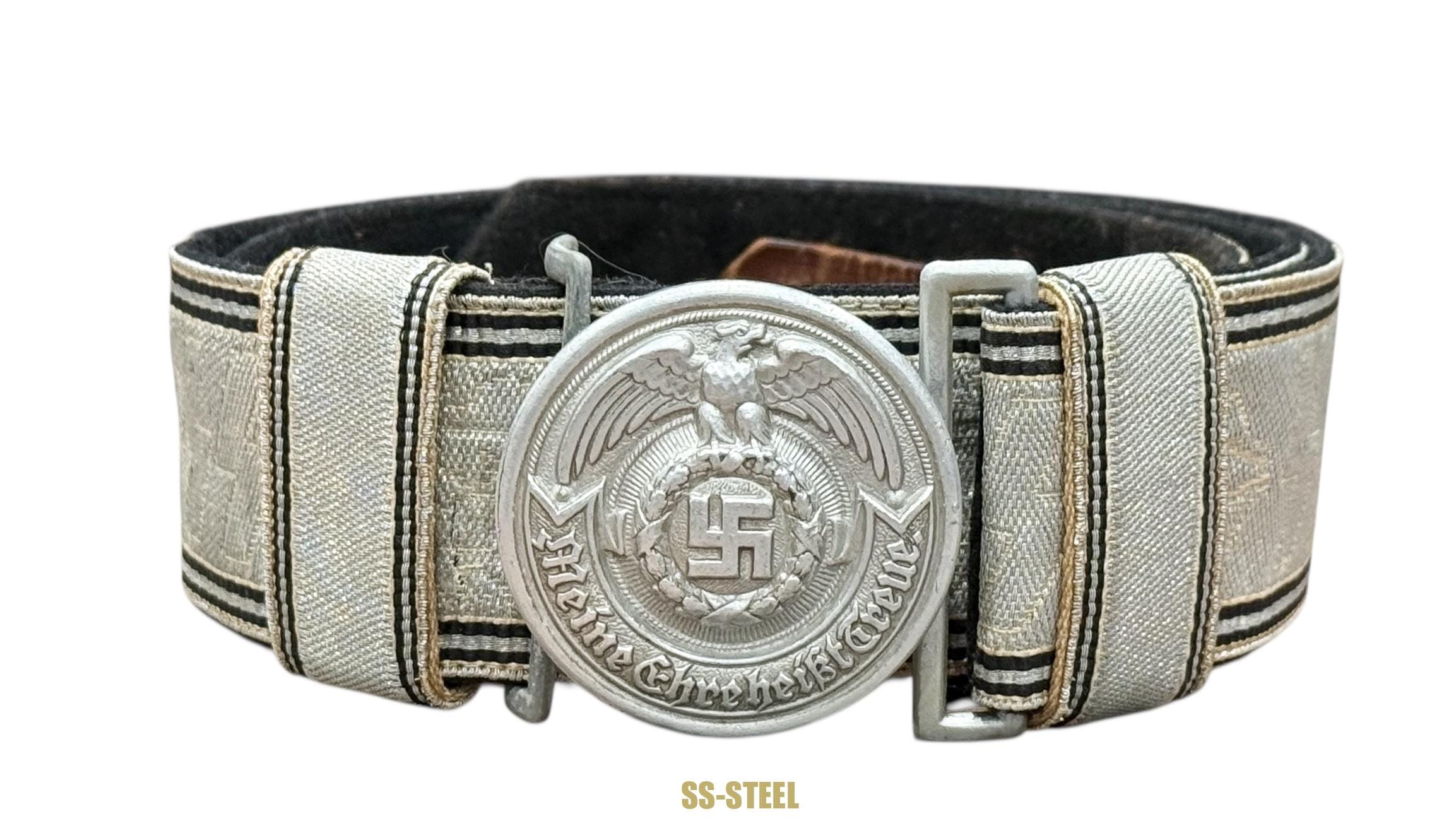 Allgemeine-SS Officers Parade/Brocade Belt and Buckle