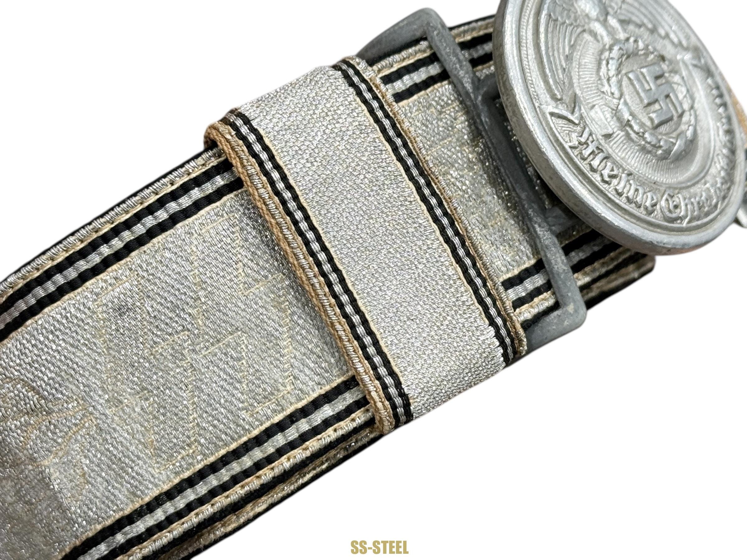 Allgemeine-SS Officers Parade/Brocade Belt and Buckle - Image 7