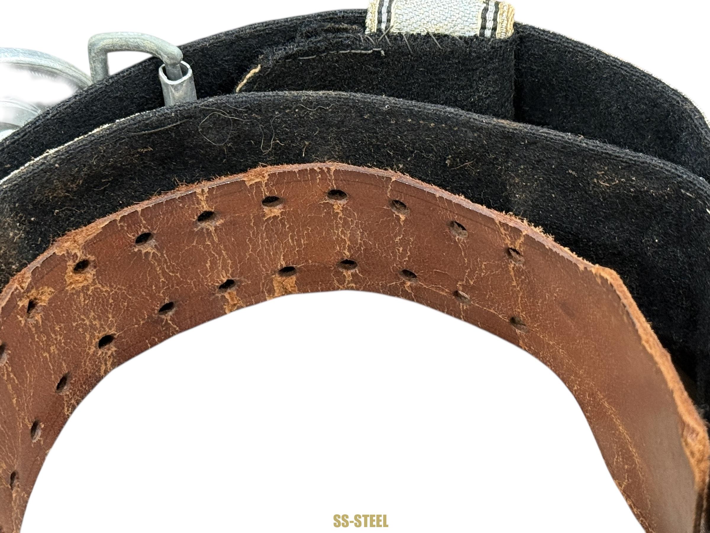 Allgemeine-SS Officers Parade/Brocade Belt and Buckle - Image 11