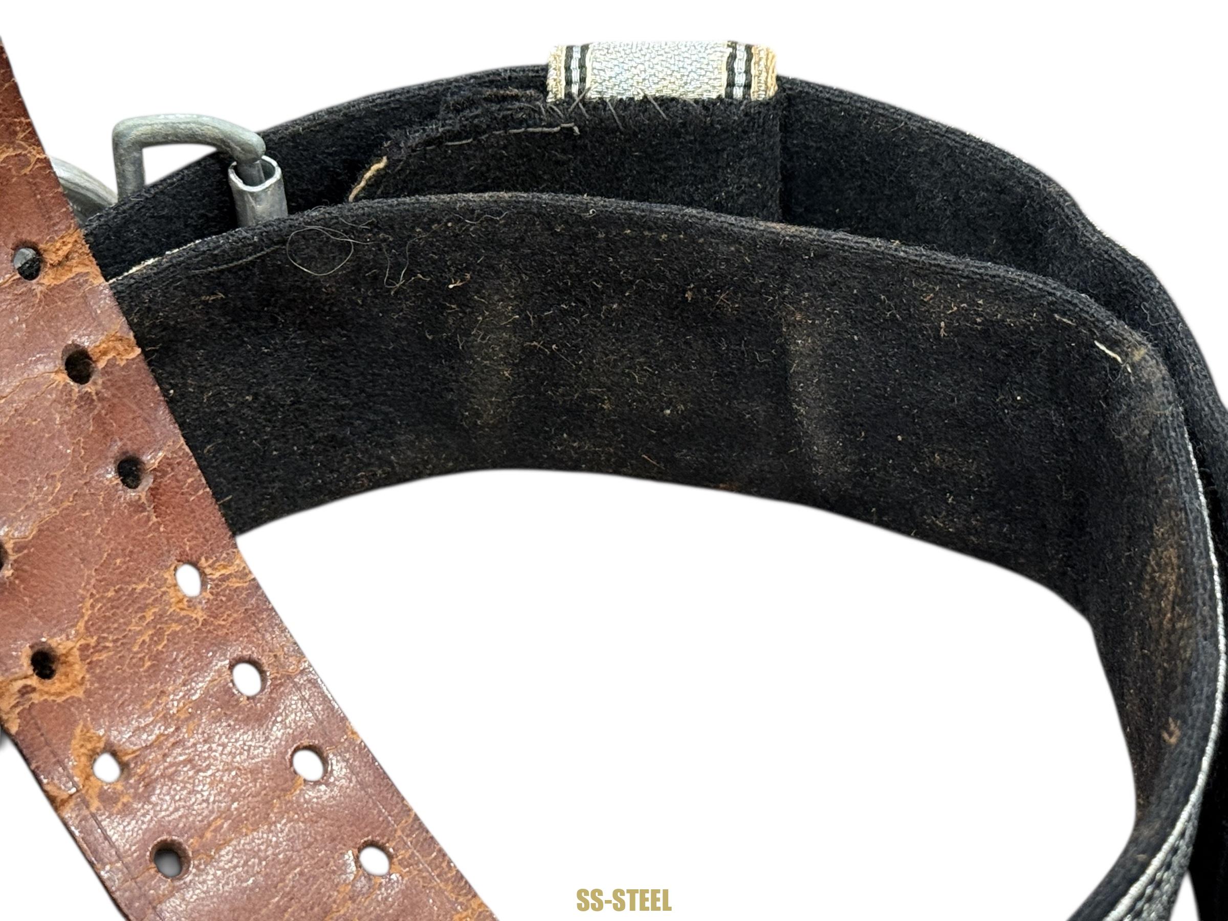 Allgemeine-SS Officers Parade/Brocade Belt and Buckle - Image 12