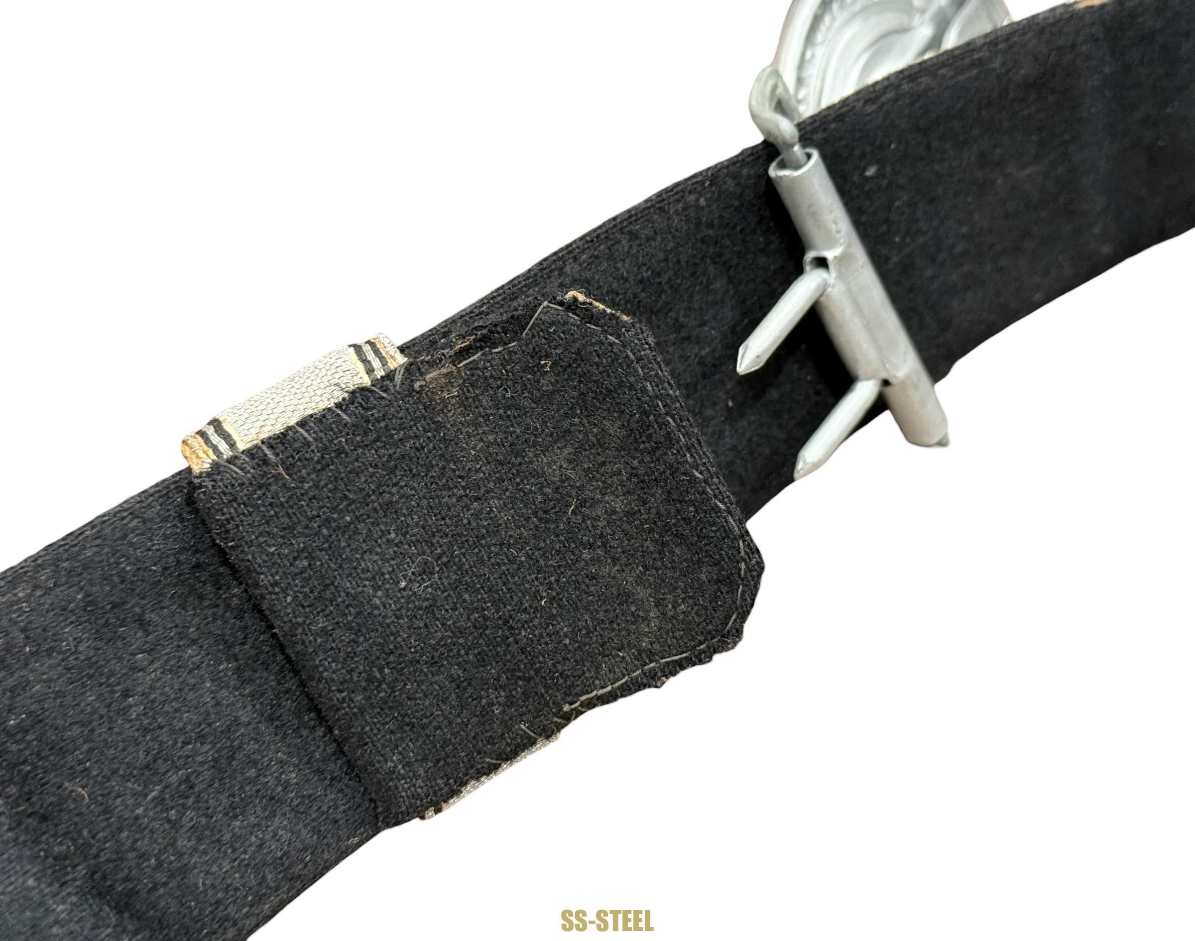 Allgemeine-SS Officers Parade/Brocade Belt and Buckle - Image 14