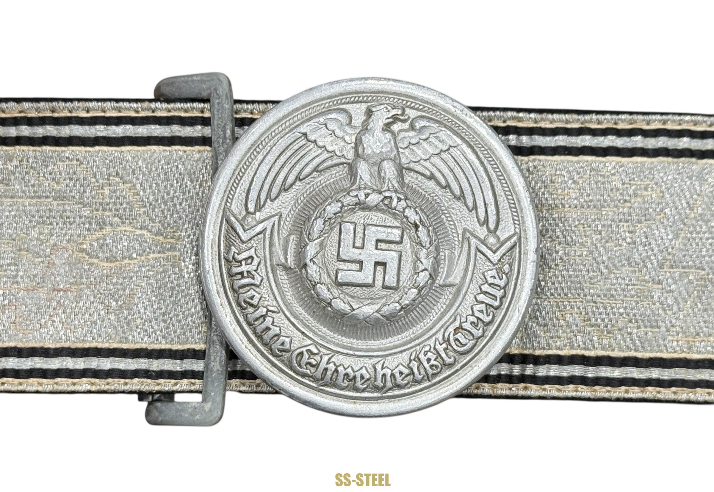 Allgemeine-SS Officers Parade/Brocade Belt and Buckle - Image 16