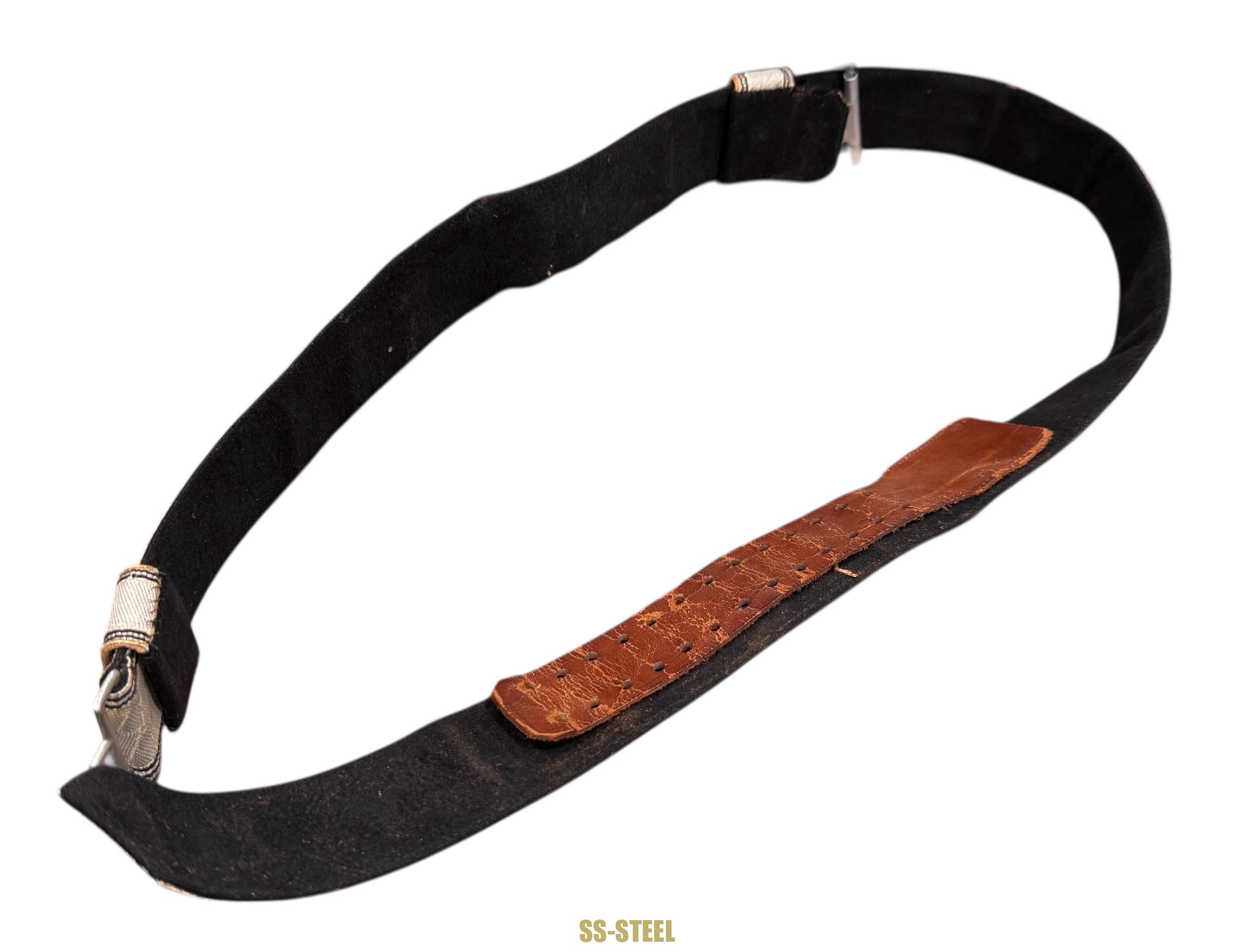 Allgemeine-SS Officers Parade/Brocade Belt and Buckle - Image 15