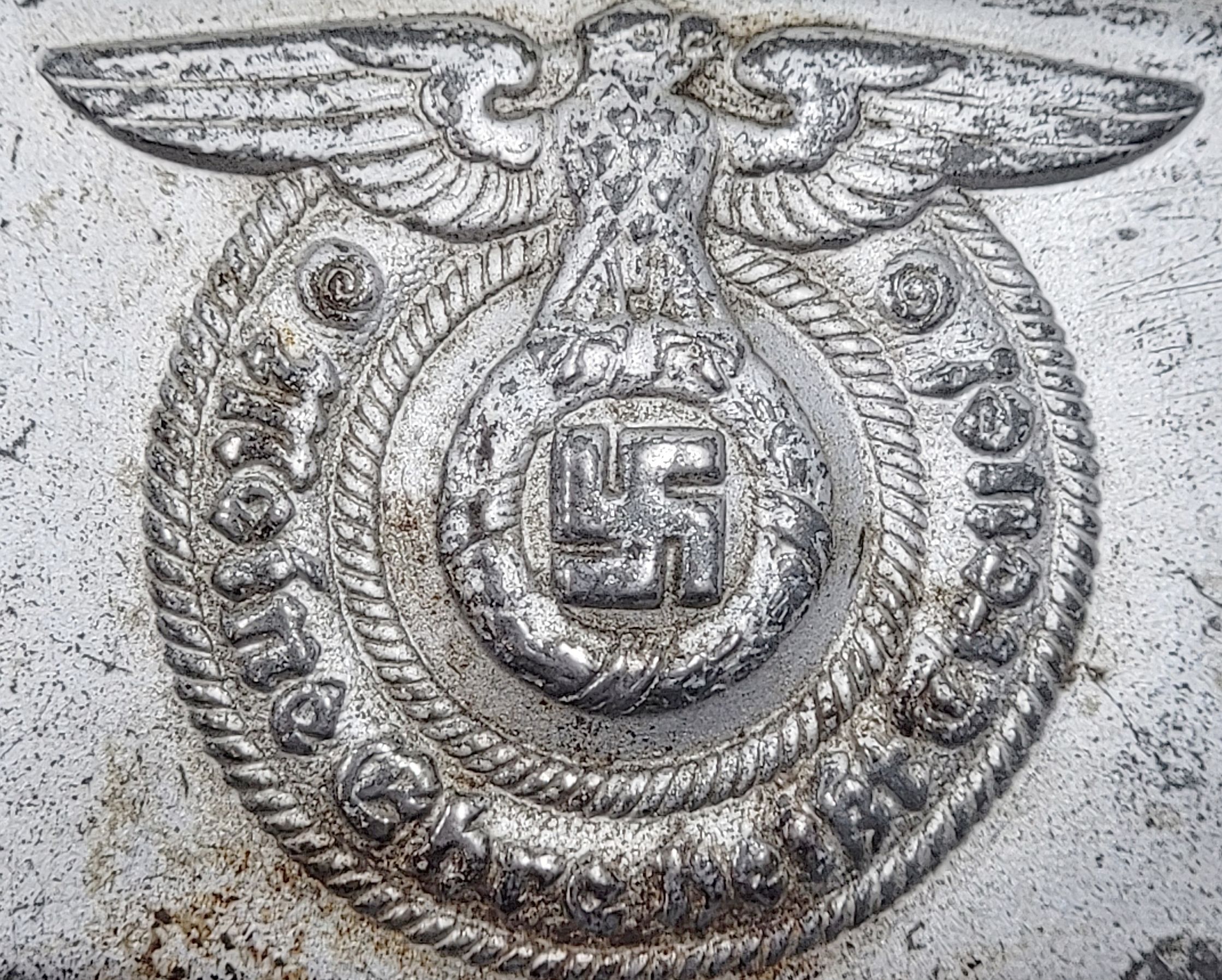 Waffen-SS EM Steel Buckle, SS 36/42 - Image 2
