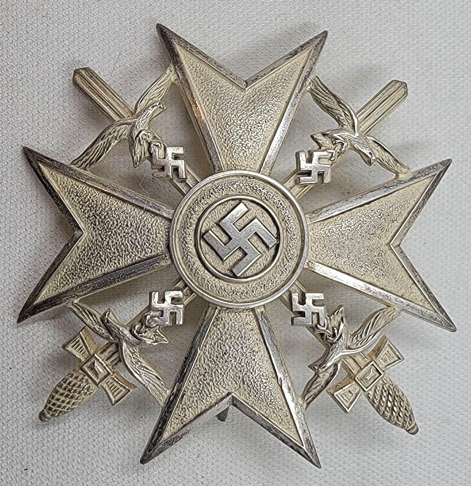 Spanien Kreuz (Spanish Cross) in Silber