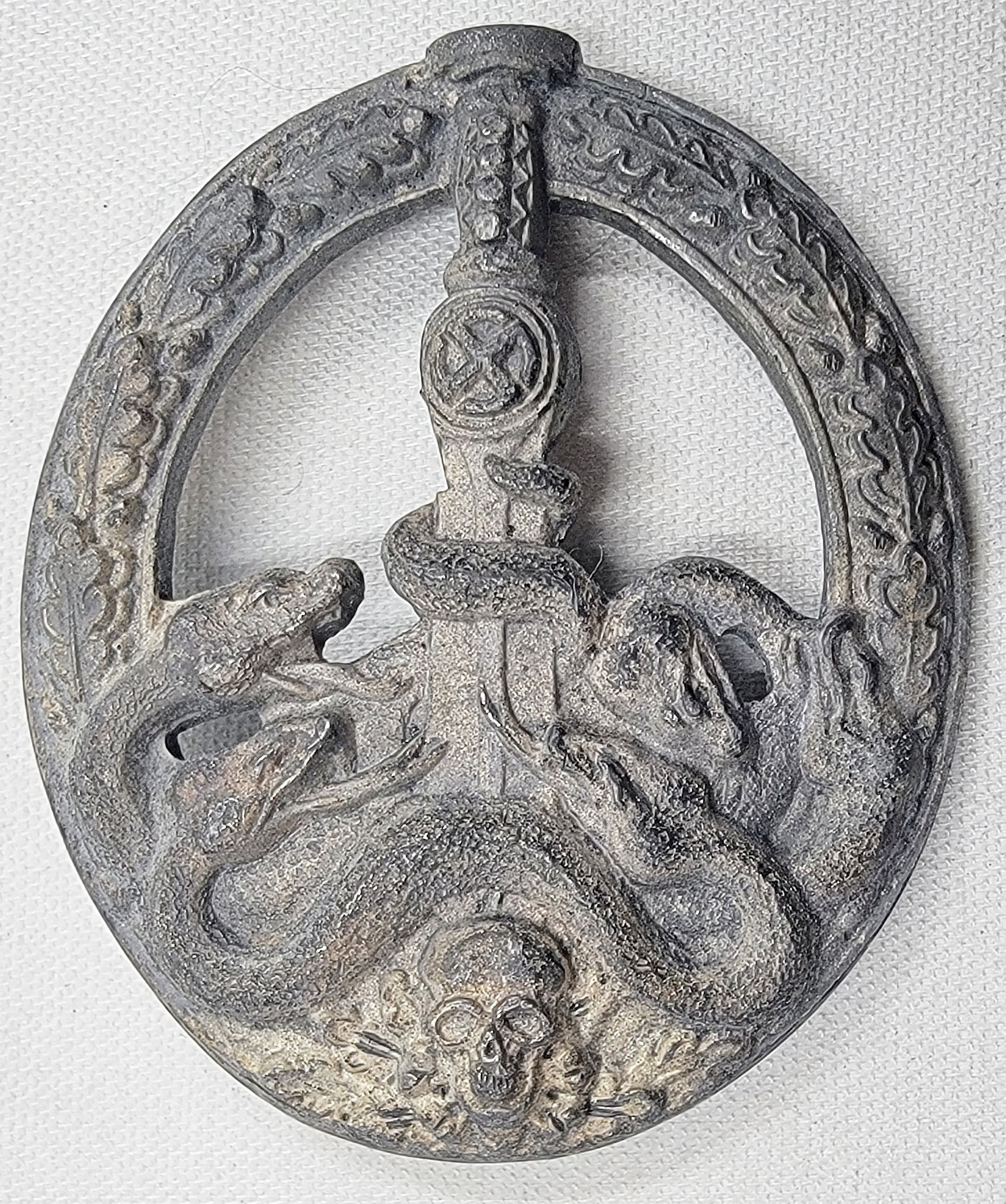 Anti-Partisan Badge in Silver, C.E. Juncker