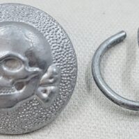 SS-VT Cap Skull Button with Mounting Ring
