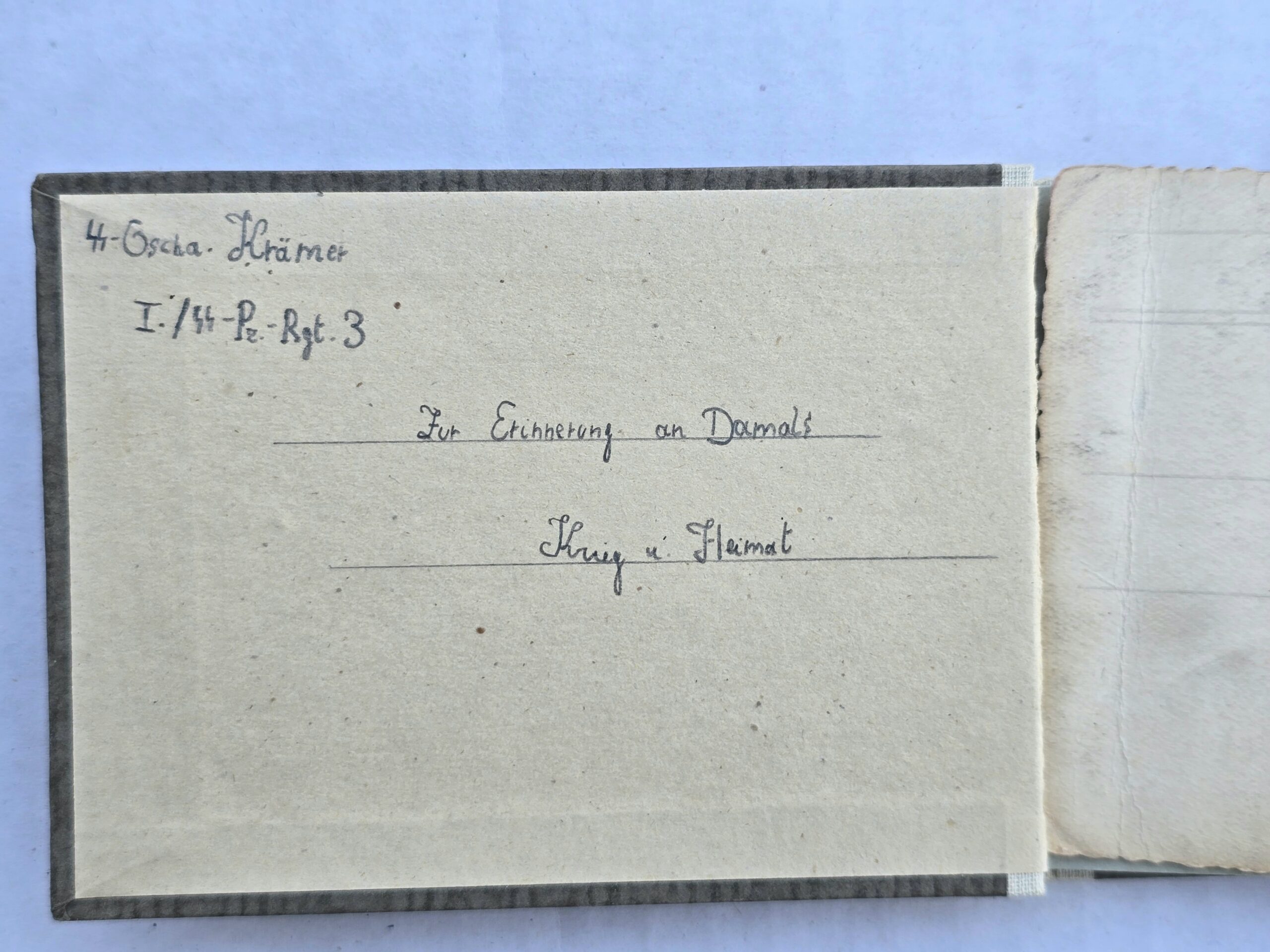 SS-TK Pz Rgt 3 Photo Album - Image 3