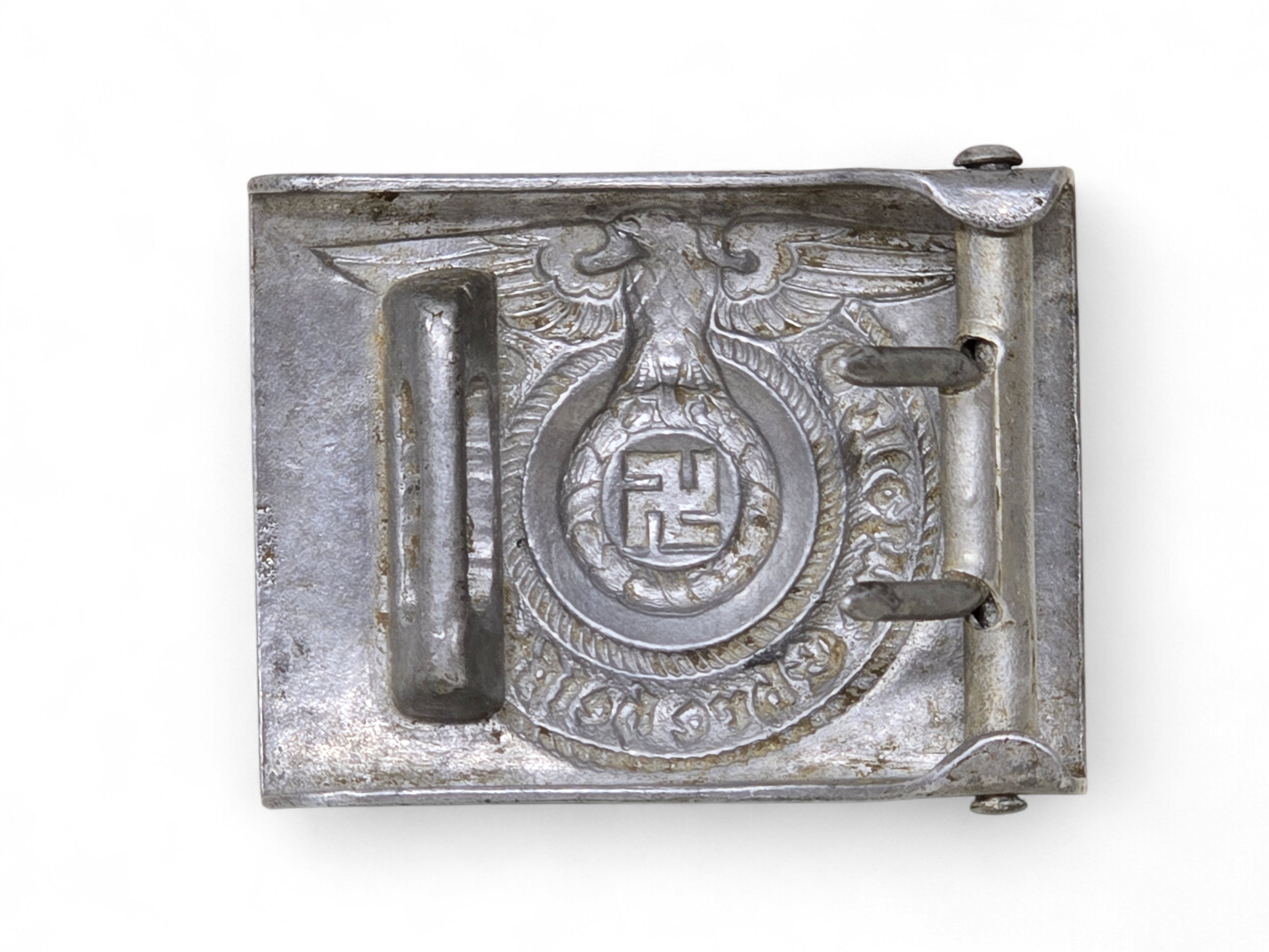 Waffen-SS Enlisted Buckle, Aluminum - Image 2