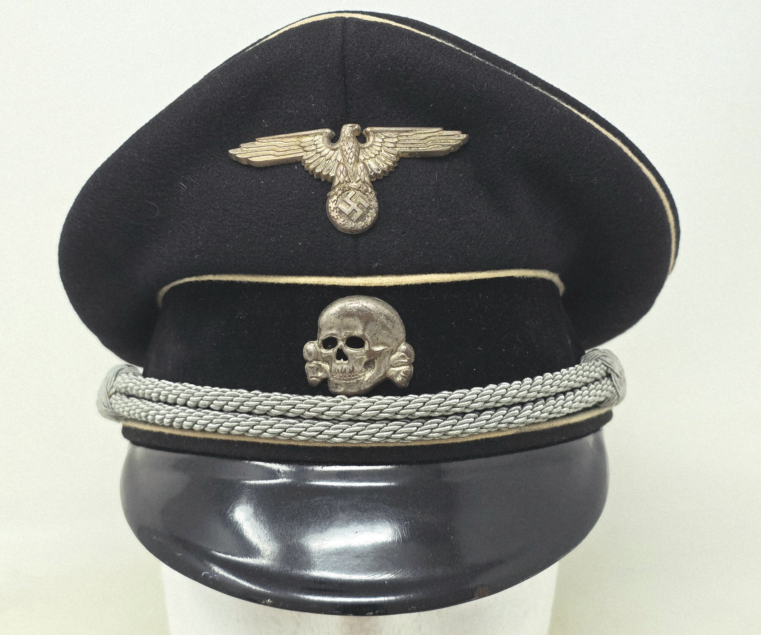 Beautiful Allgemeine-SS Officer's Visor Cap, Named