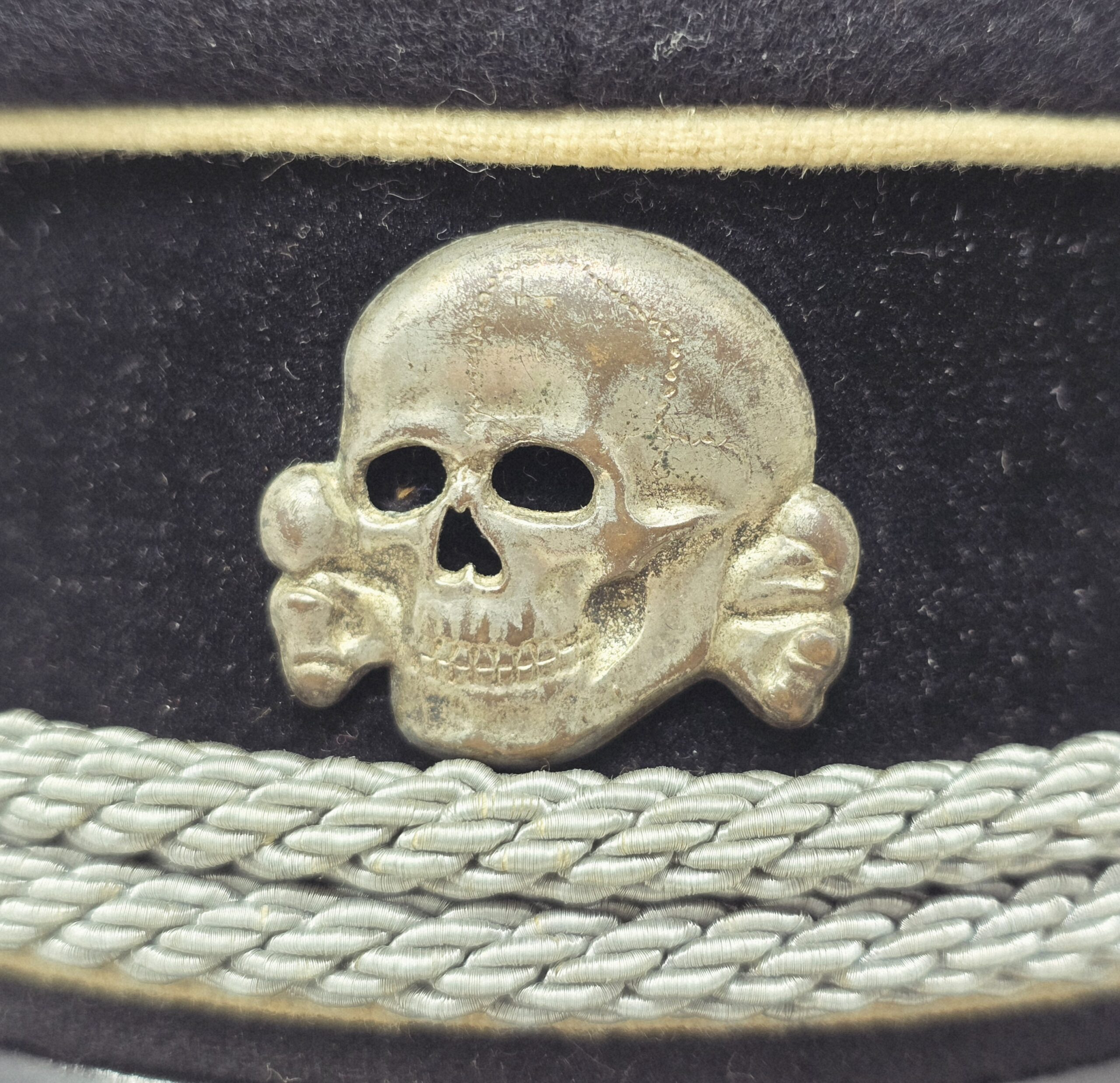 Beautiful Allgemeine-SS Officer's Visor Cap, Named - Image 3