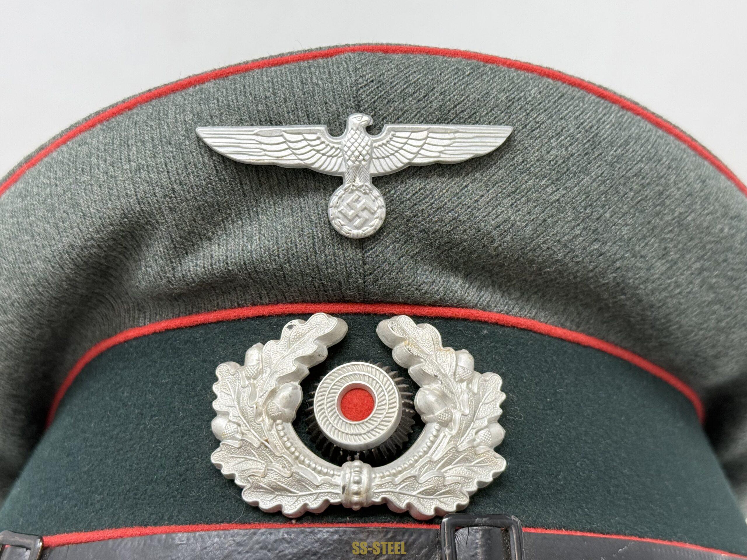 Heer Artillery EM/NCO Visor -Clemens Wagner 1939 - Image 23