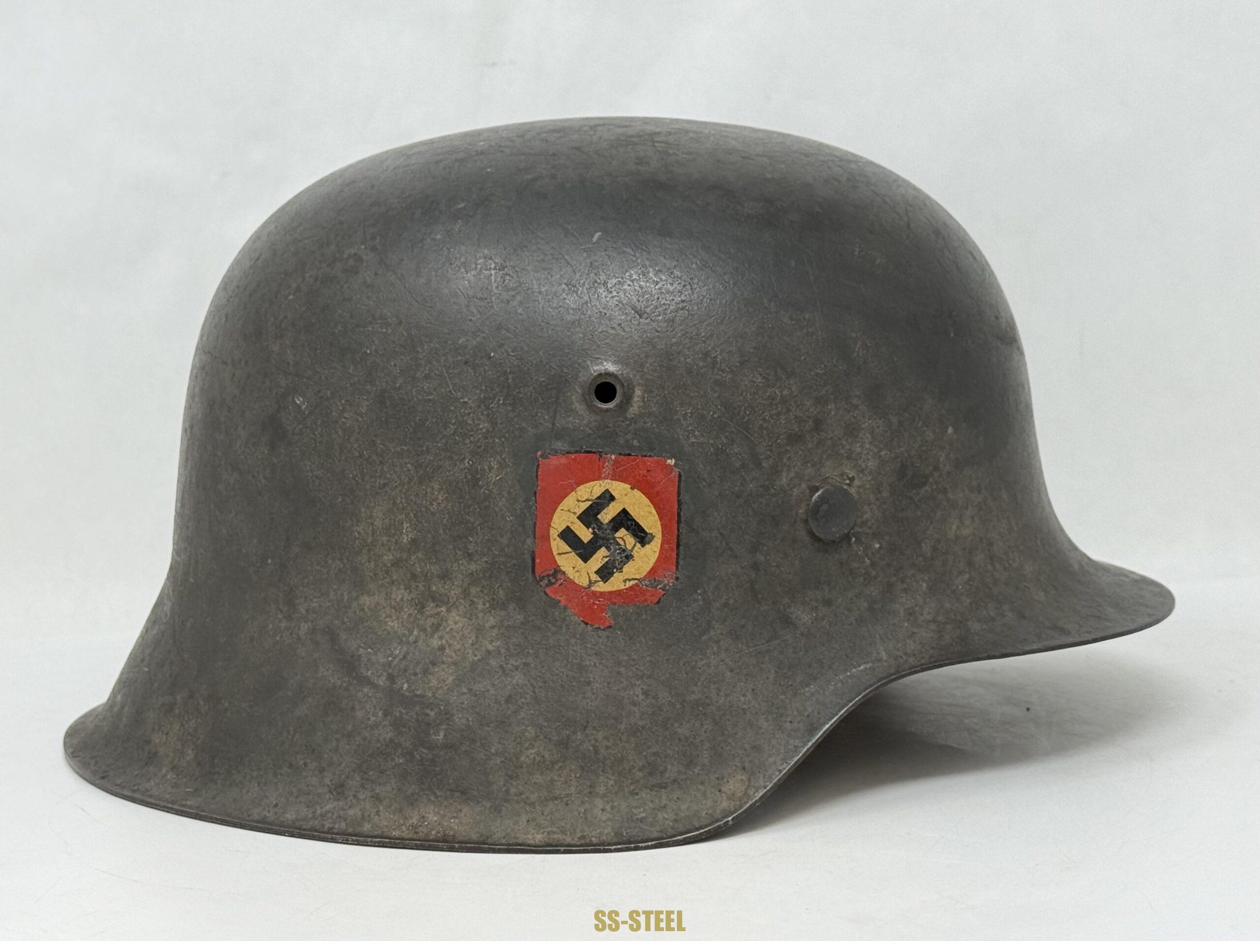 Police Double Decal Camo M42 Helmet