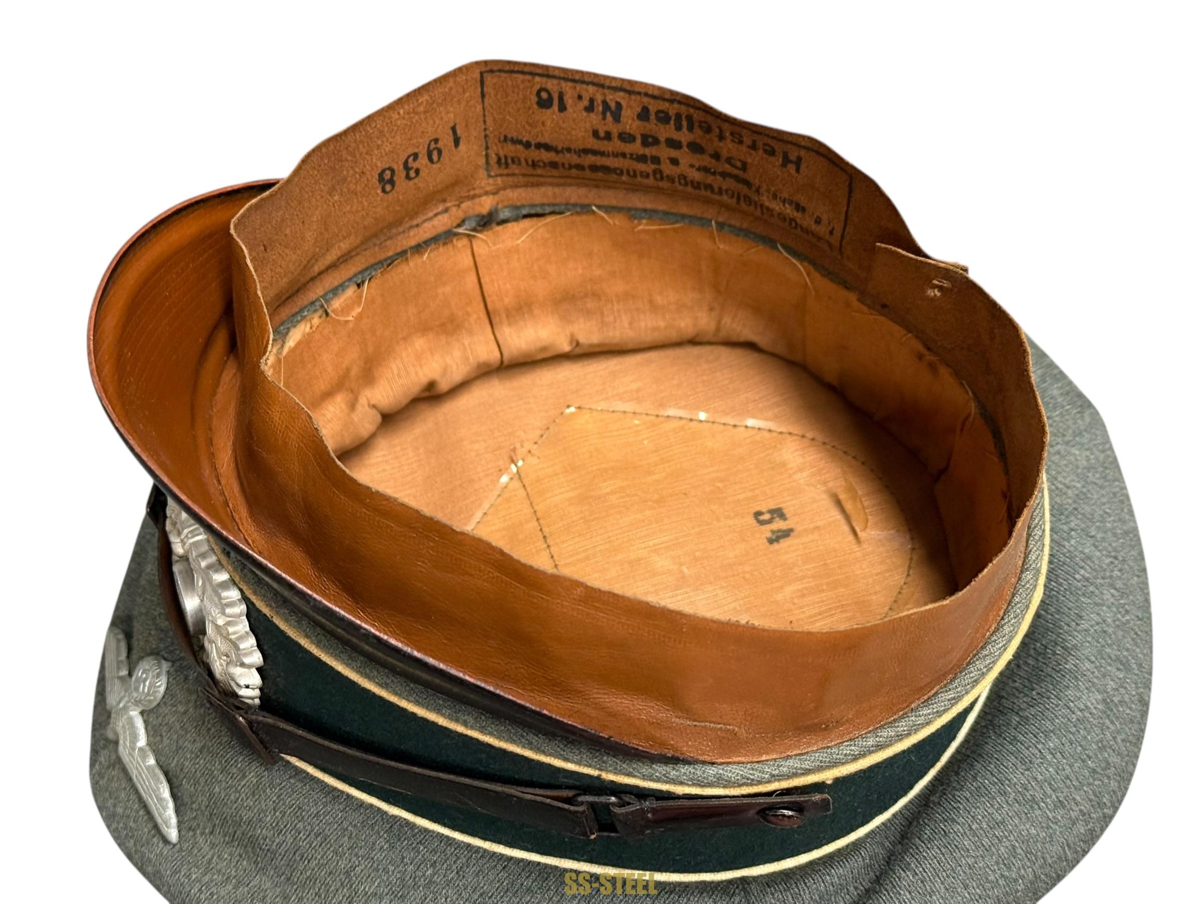 Heer EM/NCO Infantry Visor -1938 DRESDEN - Image 17