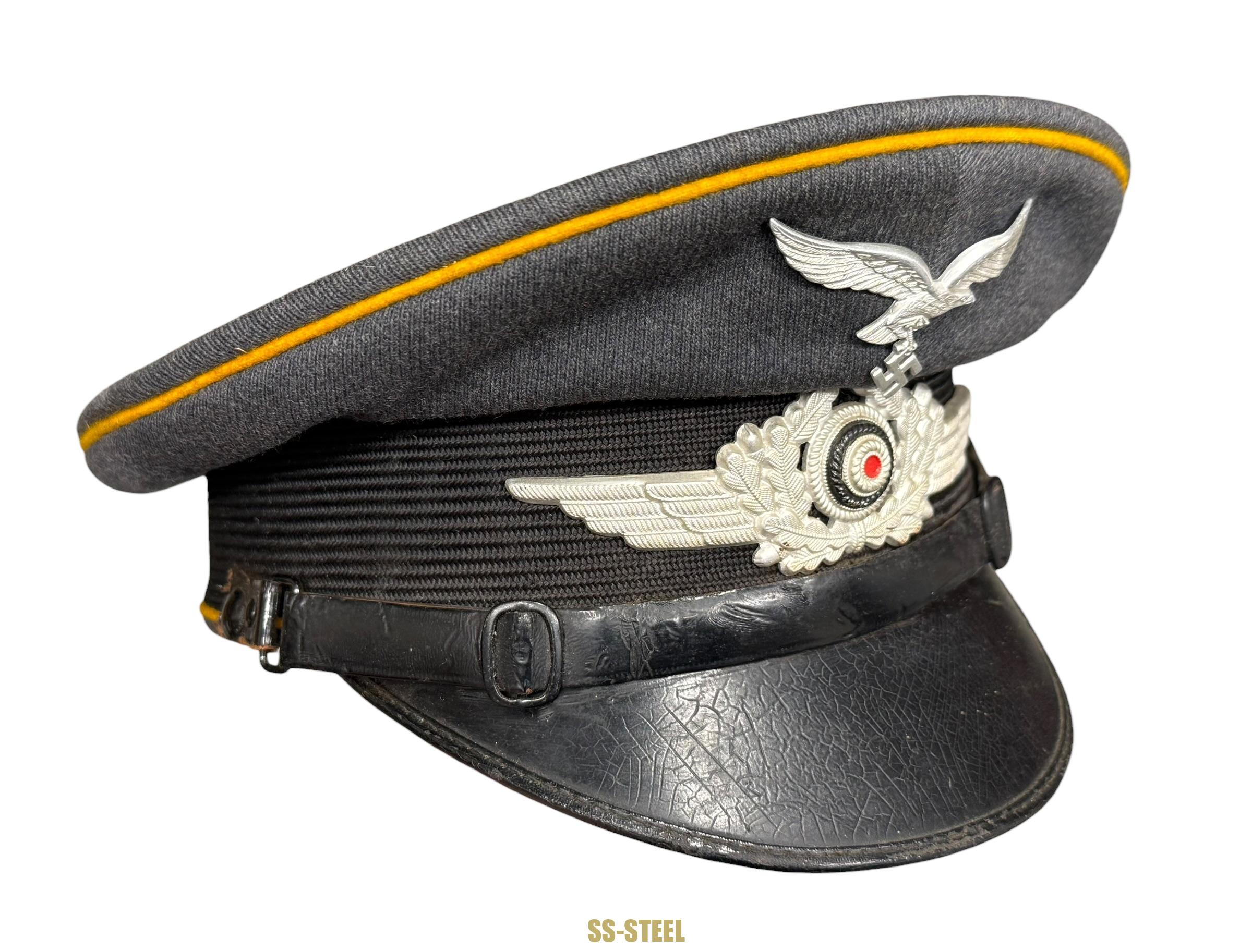 Luftwaffe EM/NCO Flieger /Fallschirmjager Visor - Image 4