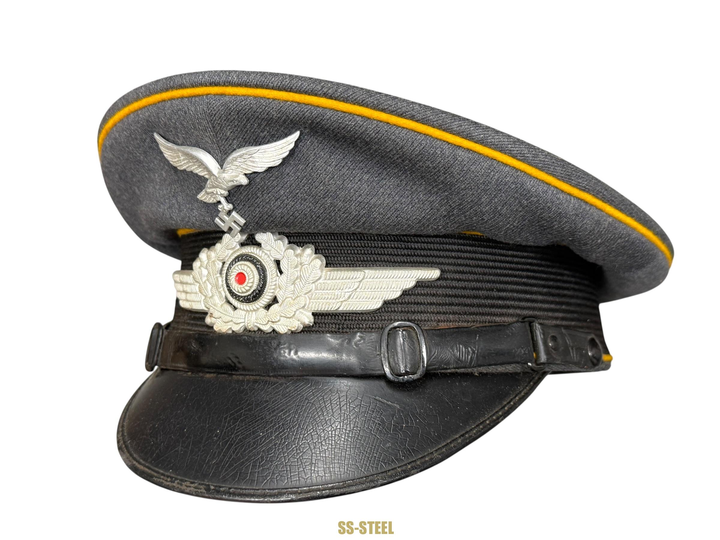 Luftwaffe EM/NCO Flieger /Fallschirmjager Visor - Image 6