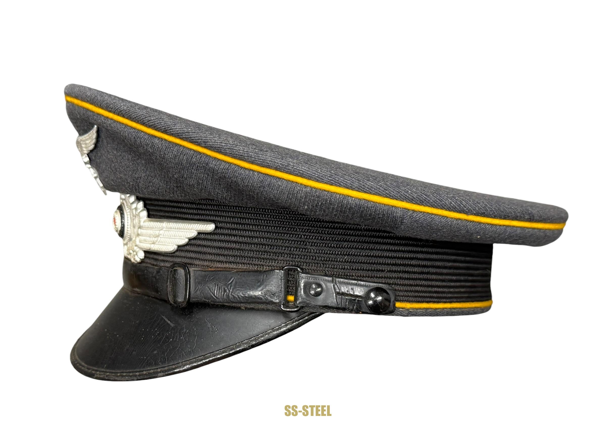 Luftwaffe EM/NCO Flieger /Fallschirmjager Visor - Image 7