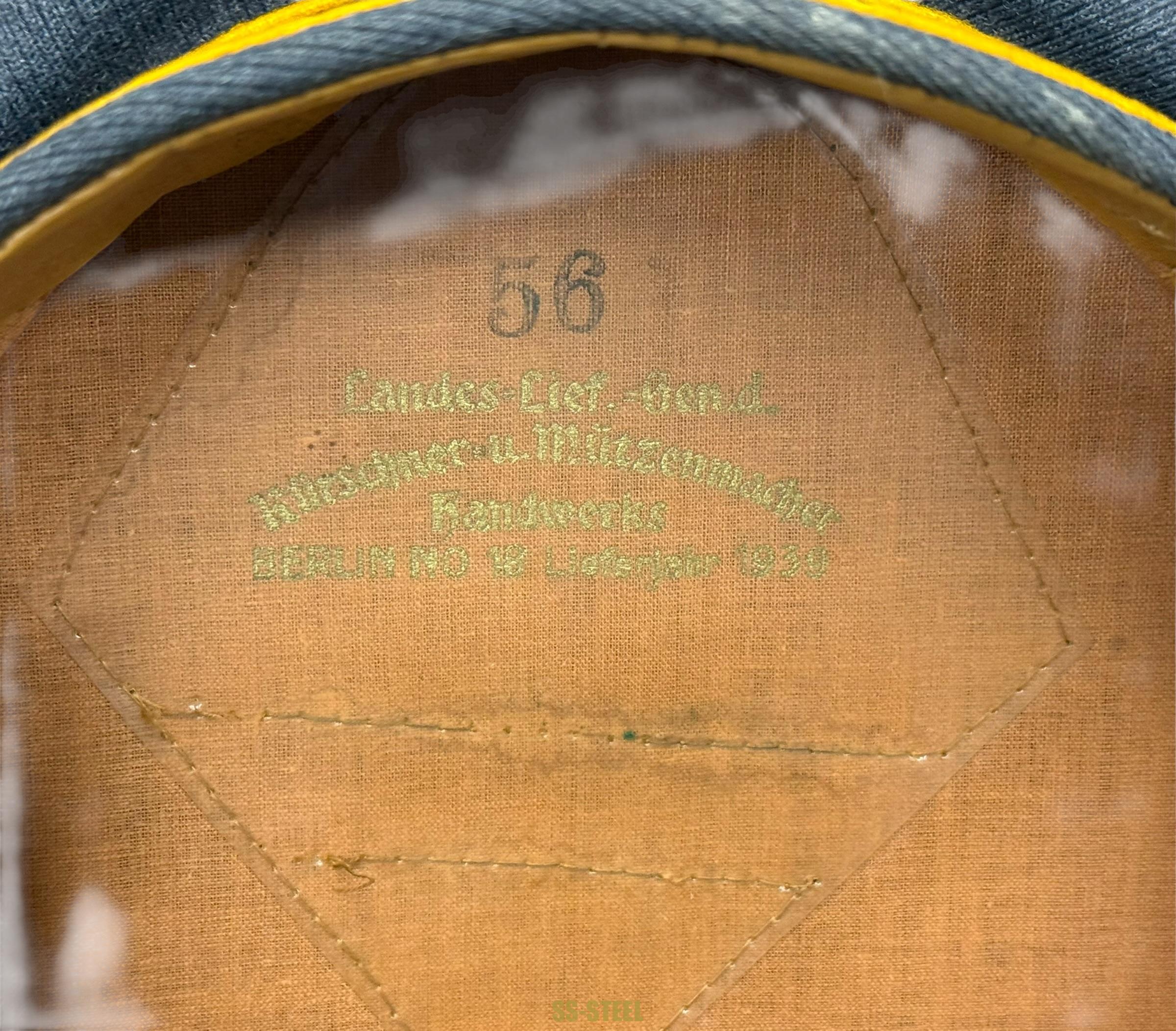 Luftwaffe EM/NCO Flieger /Fallschirmjager Visor - Image 13