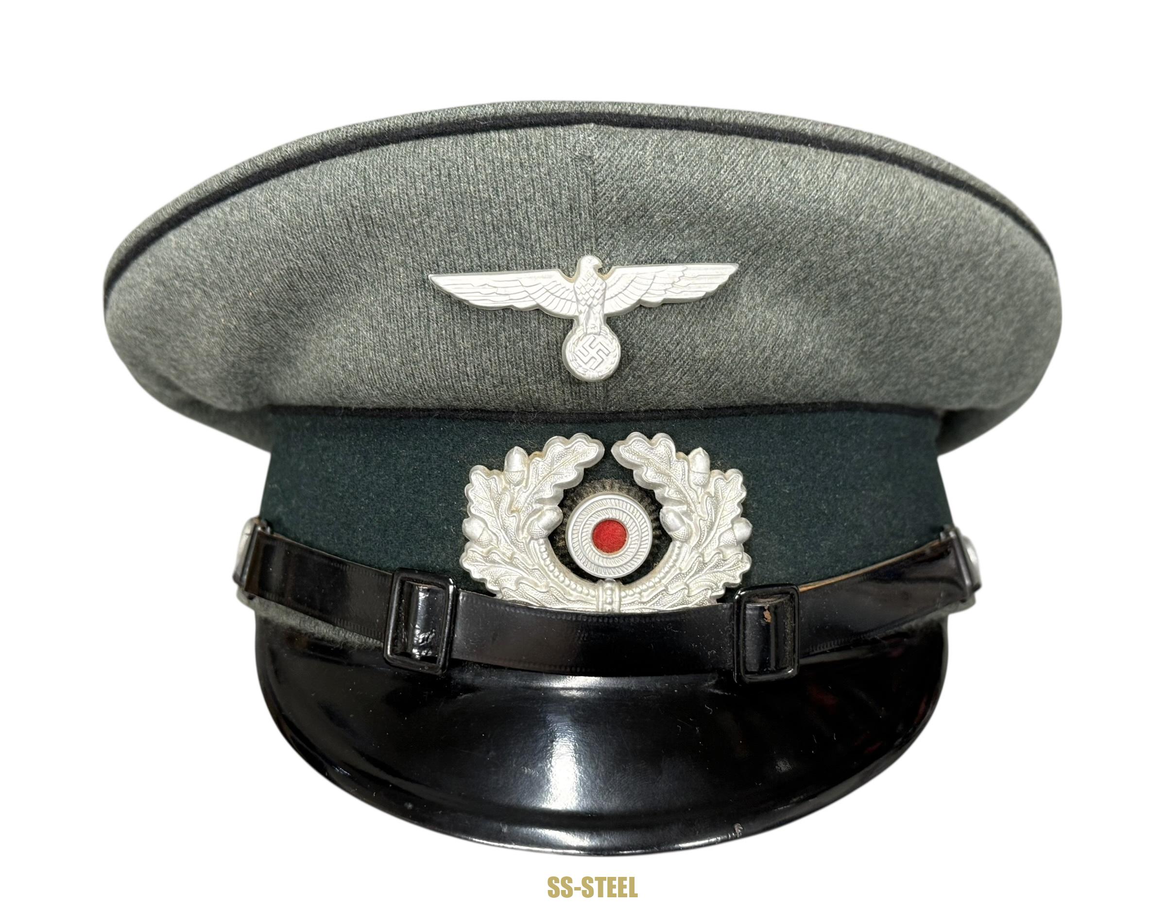 Heer Pioneer/Engineer EM NCO Visor Large-60 1/2!