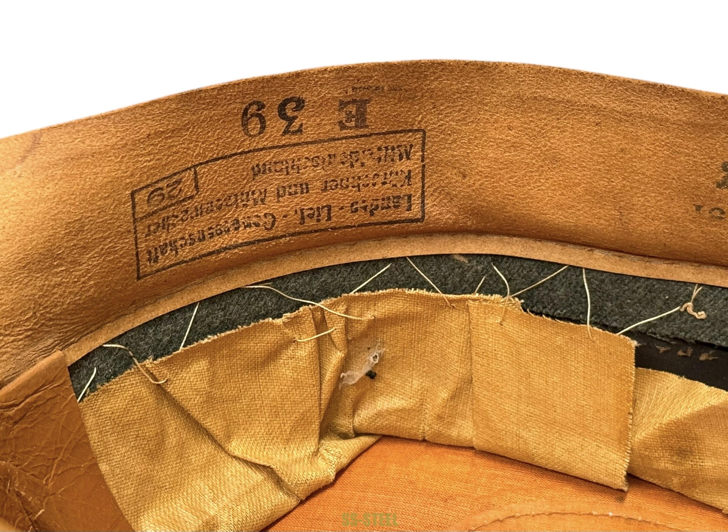 Heer Pioneer/Engineer EM NCO Visor Large-60 1/2! - Image 14