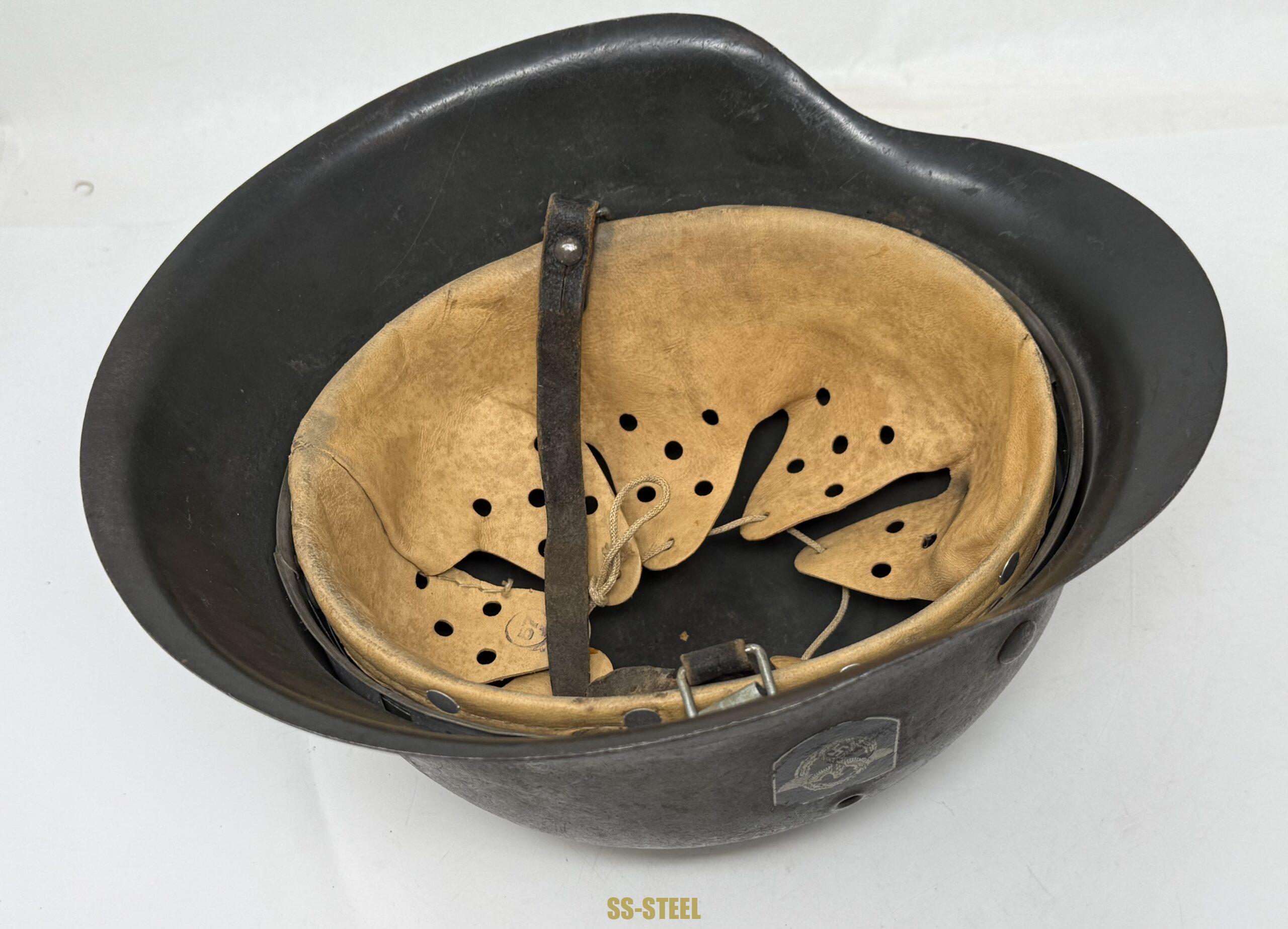 Police Double Decal Camo M42 Helmet - Image 11