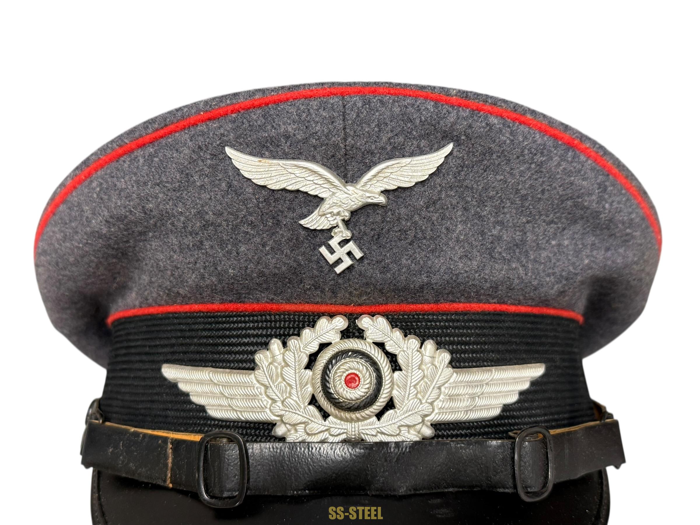 Luftwaffe EM NCO FLAK Visor 1938 - Image 3
