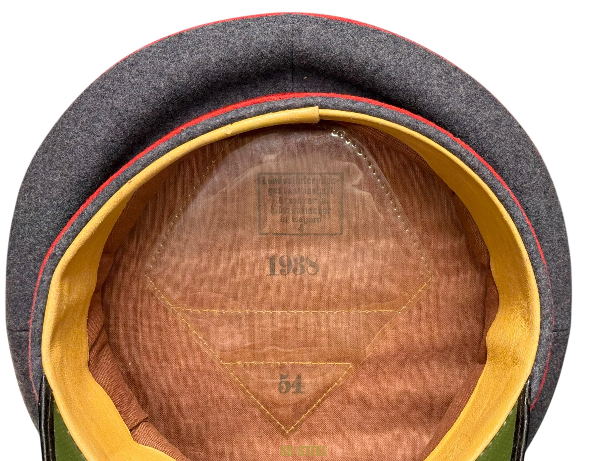 Luftwaffe EM NCO FLAK Visor 1938 - Image 13