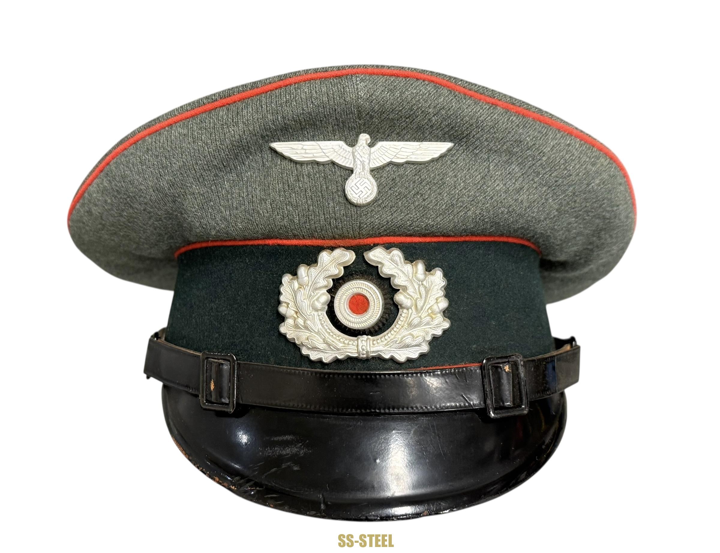 Heer Artillery EM NCO Visor -1938 DRESDEN