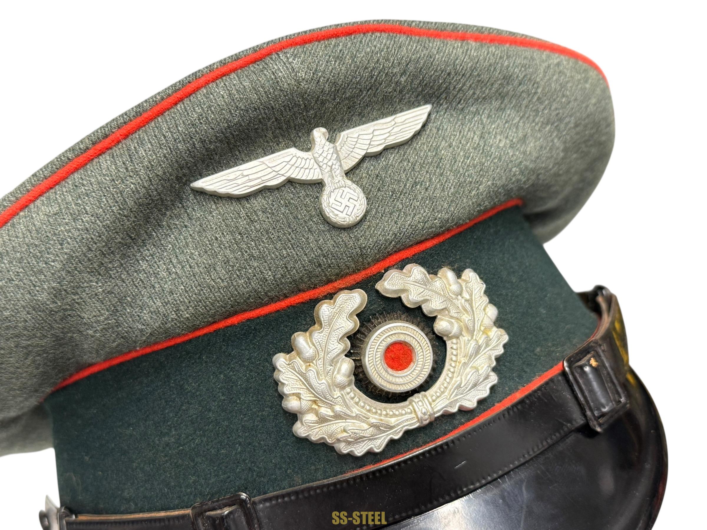 Heer Artillery EM NCO Visor -1938 DRESDEN - Image 18