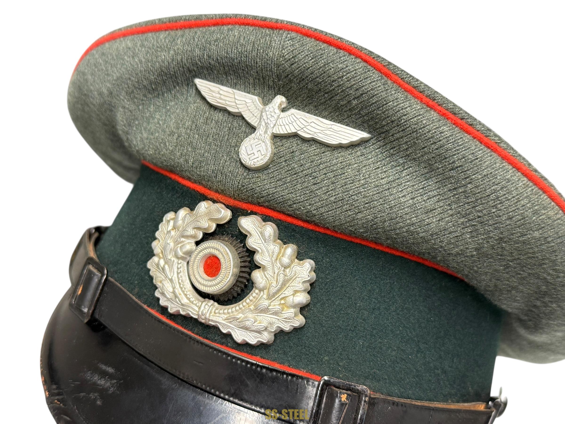 Heer Artillery EM NCO Visor -1938 DRESDEN - Image 19