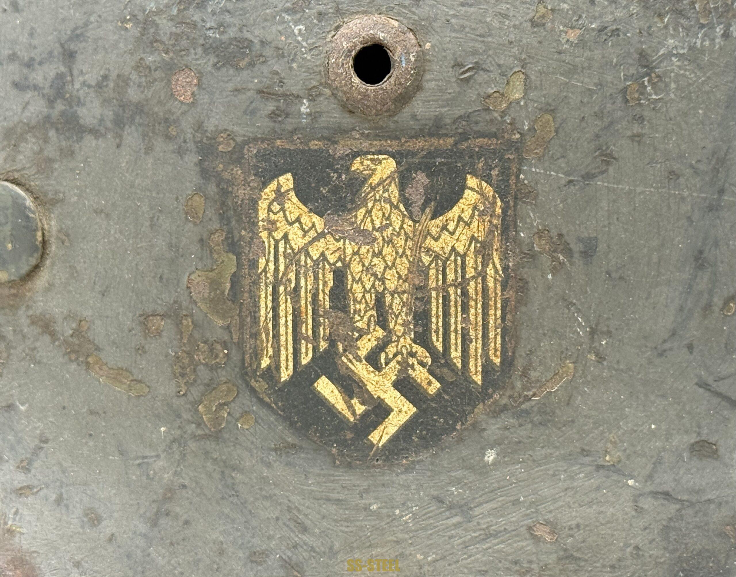 M35 Heer Single Decal Helmet -Coastal Artillery - Image 16