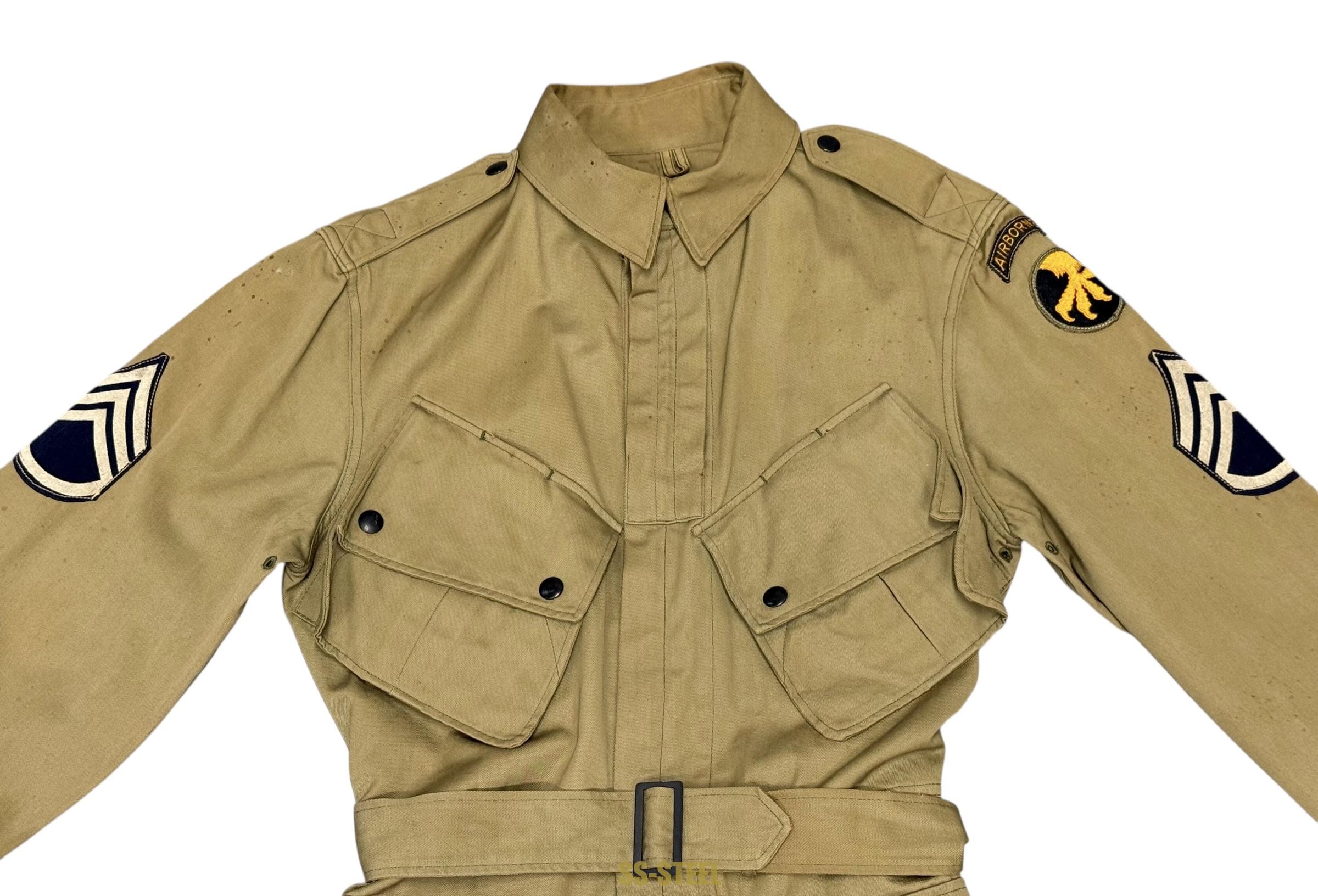 US 17th Airborne M42 Paratrooper Jump Jacket - Image 6