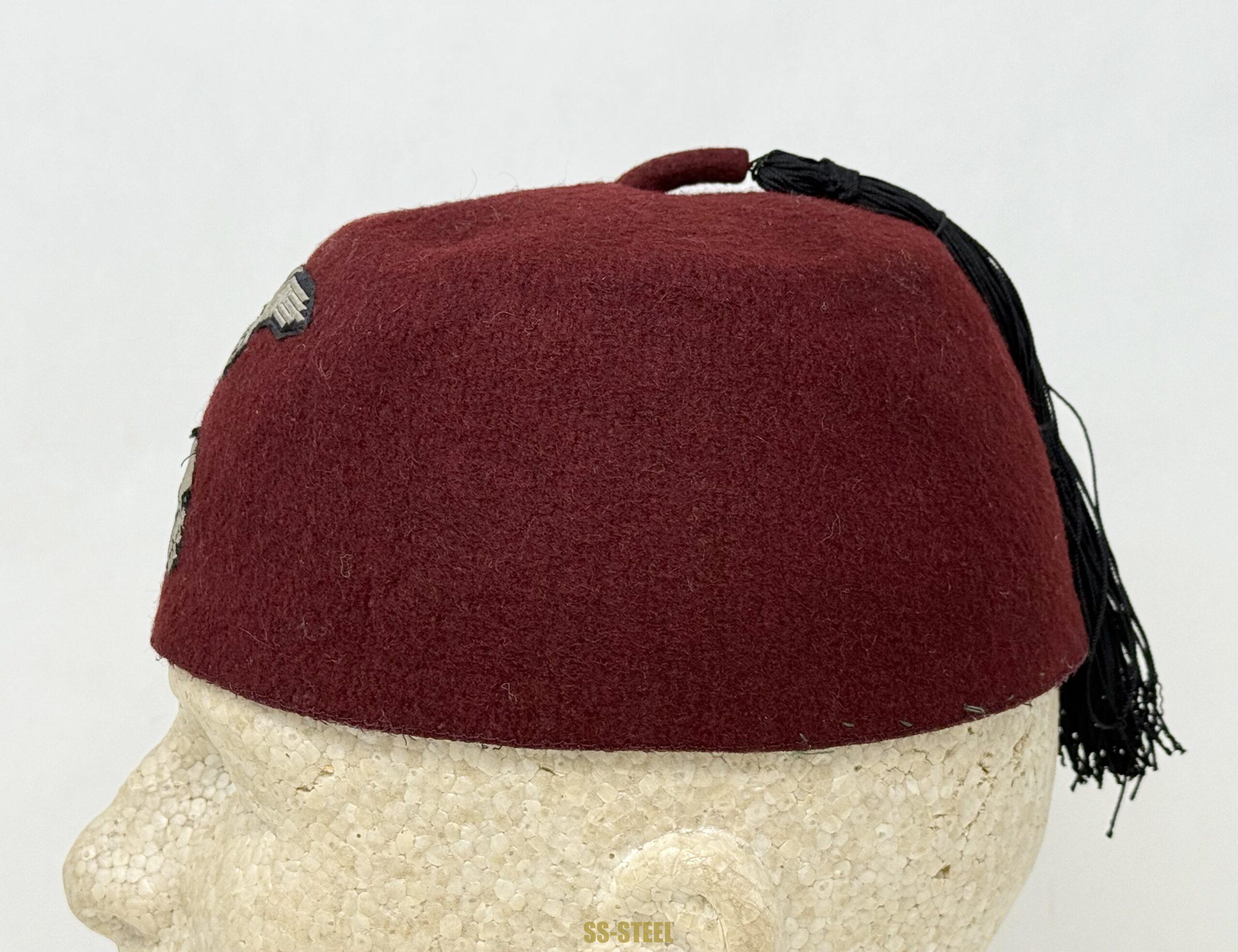 Service Used SS Fez with Prayer Hat - Image 8
